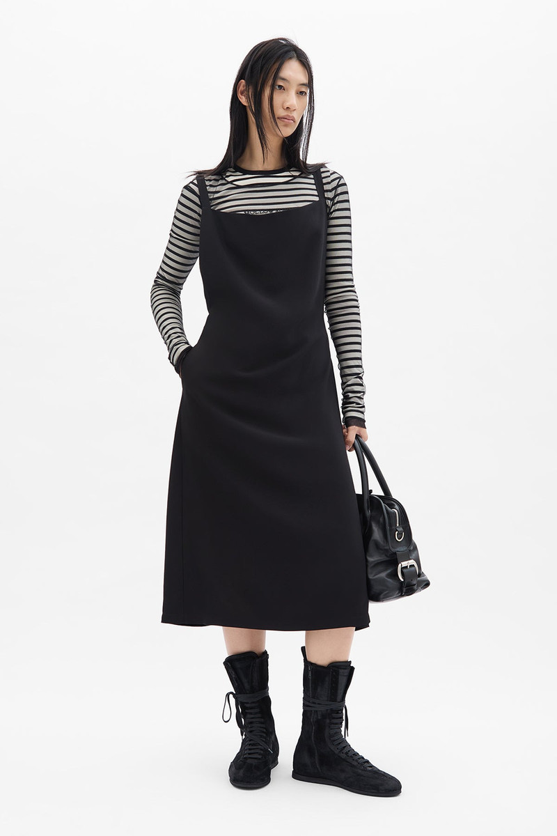 Desi Midi Apron Wrap Dress 4