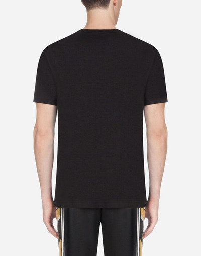 Dolce & Gabbana Cotton t-shirt with patches outlook