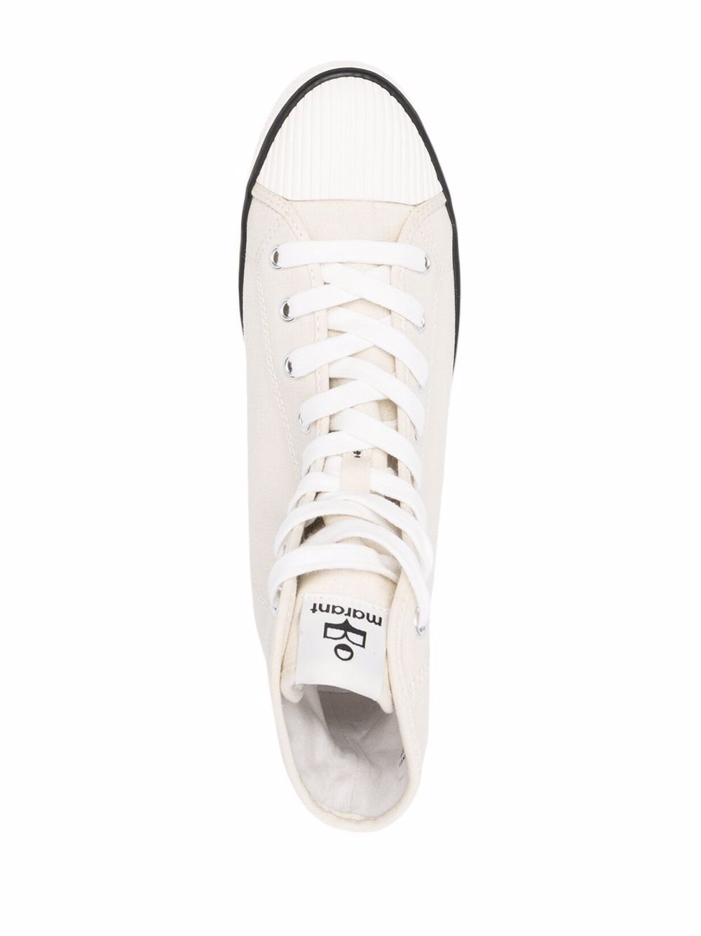 logo-print lace-up sneakers - 4