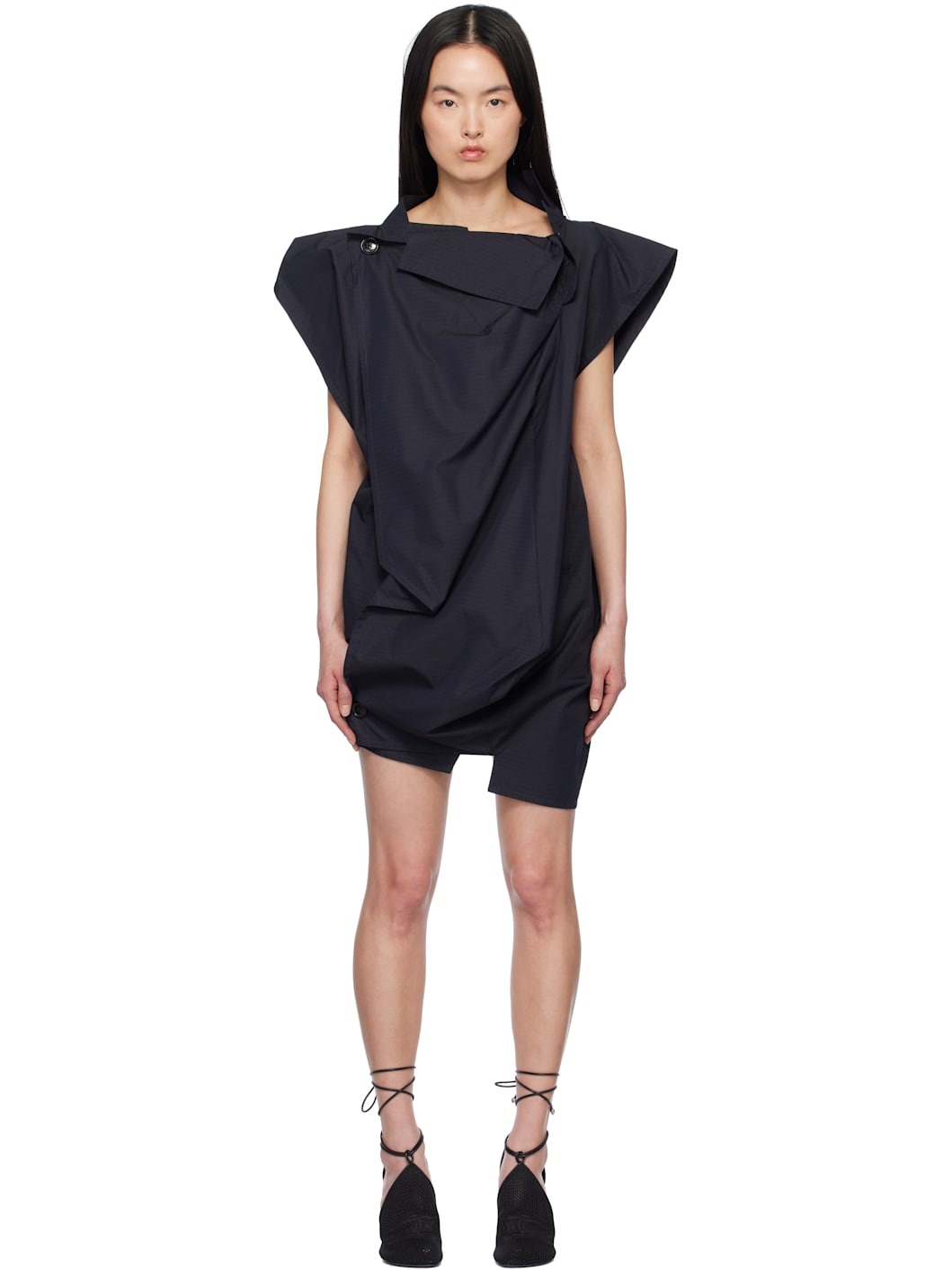 Black Billow Vest - 1