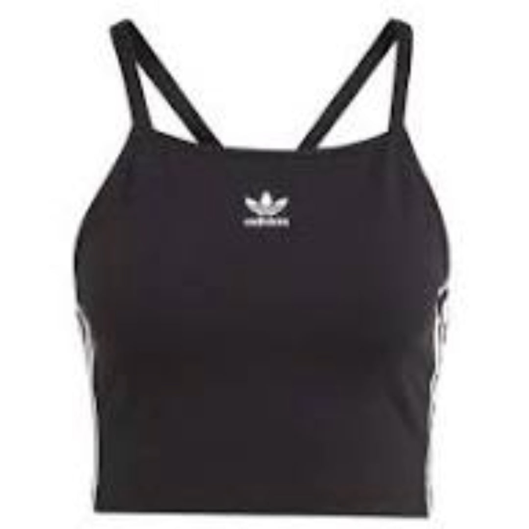 (WMNS) adidas Adicolor 3-Stripes Crop Top Asia Sizing 'Black' IU2405 - 1