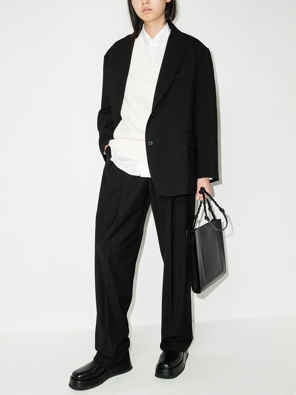 Gelso high-waisted darted trousers - 5