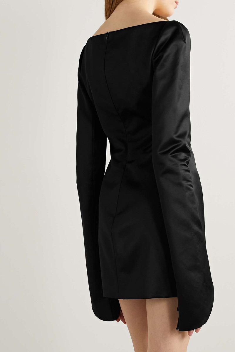 Tate cotton-blend duchesse-satin mini dress 3