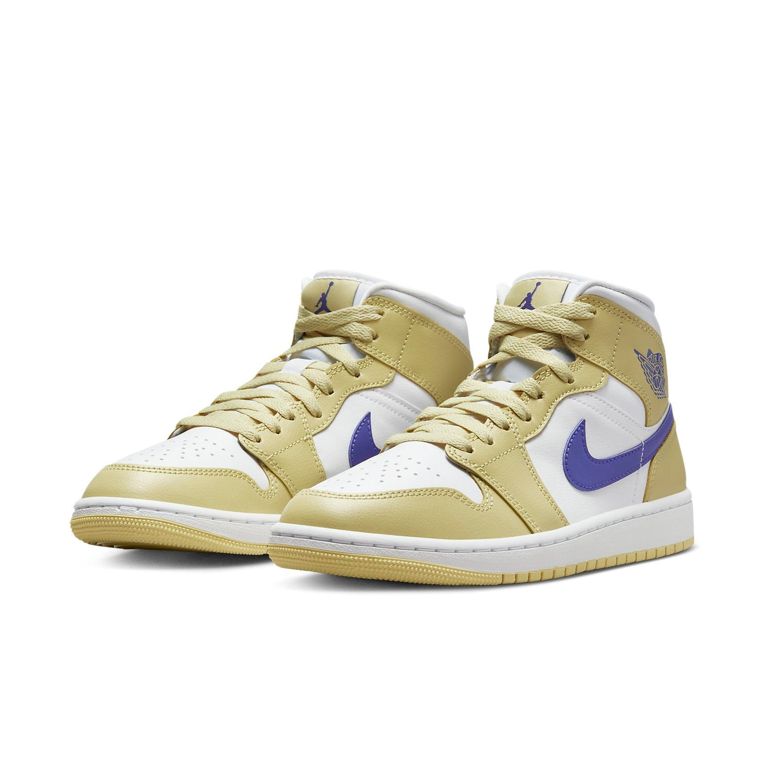 (WMNS) Air Jordan 1 Mid 'Lemon Wash' BQ6472-701 - 3