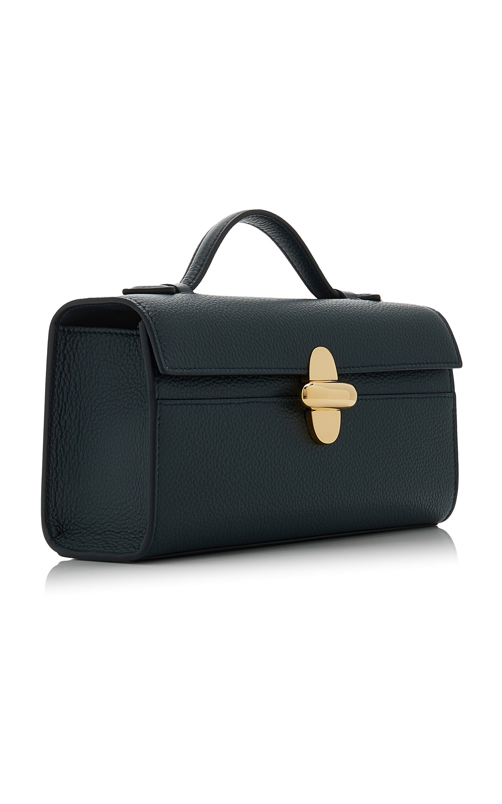 The Symmetry Leather Pochette navy - 3