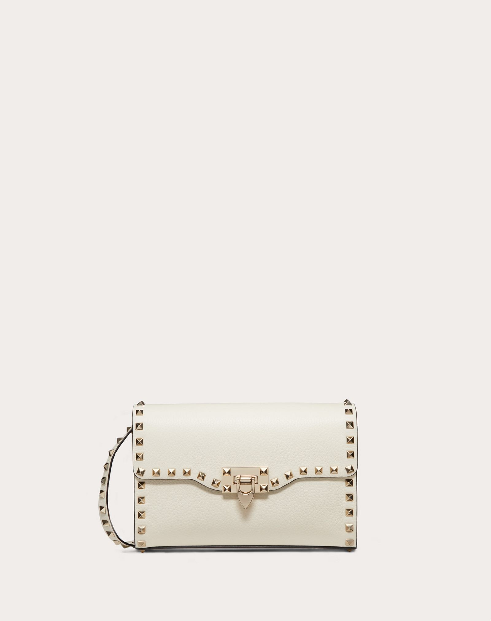 Small Rockstud Patent Leather Crossbody Bag - 1