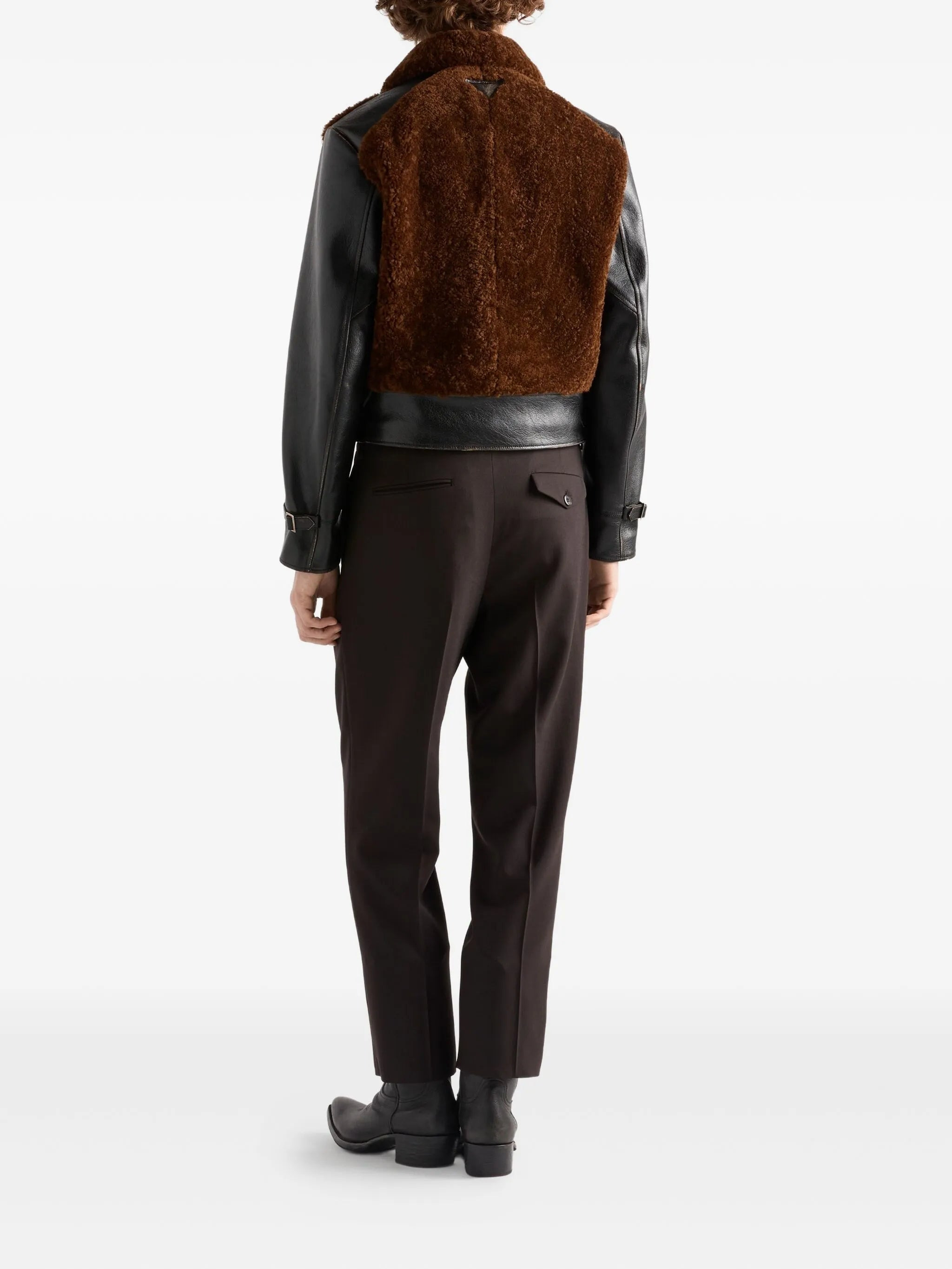 Prada Shearling Leather Jacket - 4