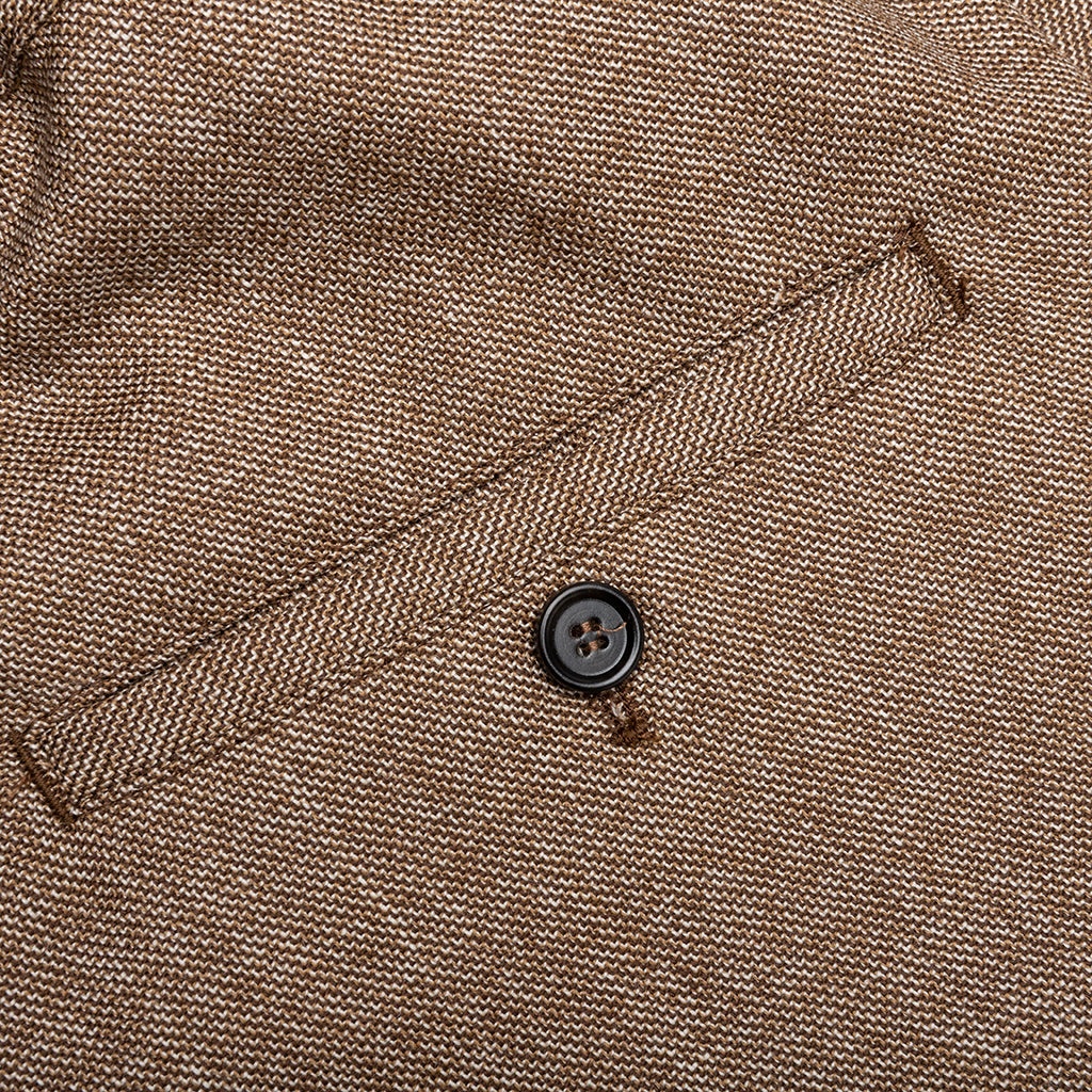 MARNI TROPICAL WOOL TROUSERS - RAW SIENNA - 5