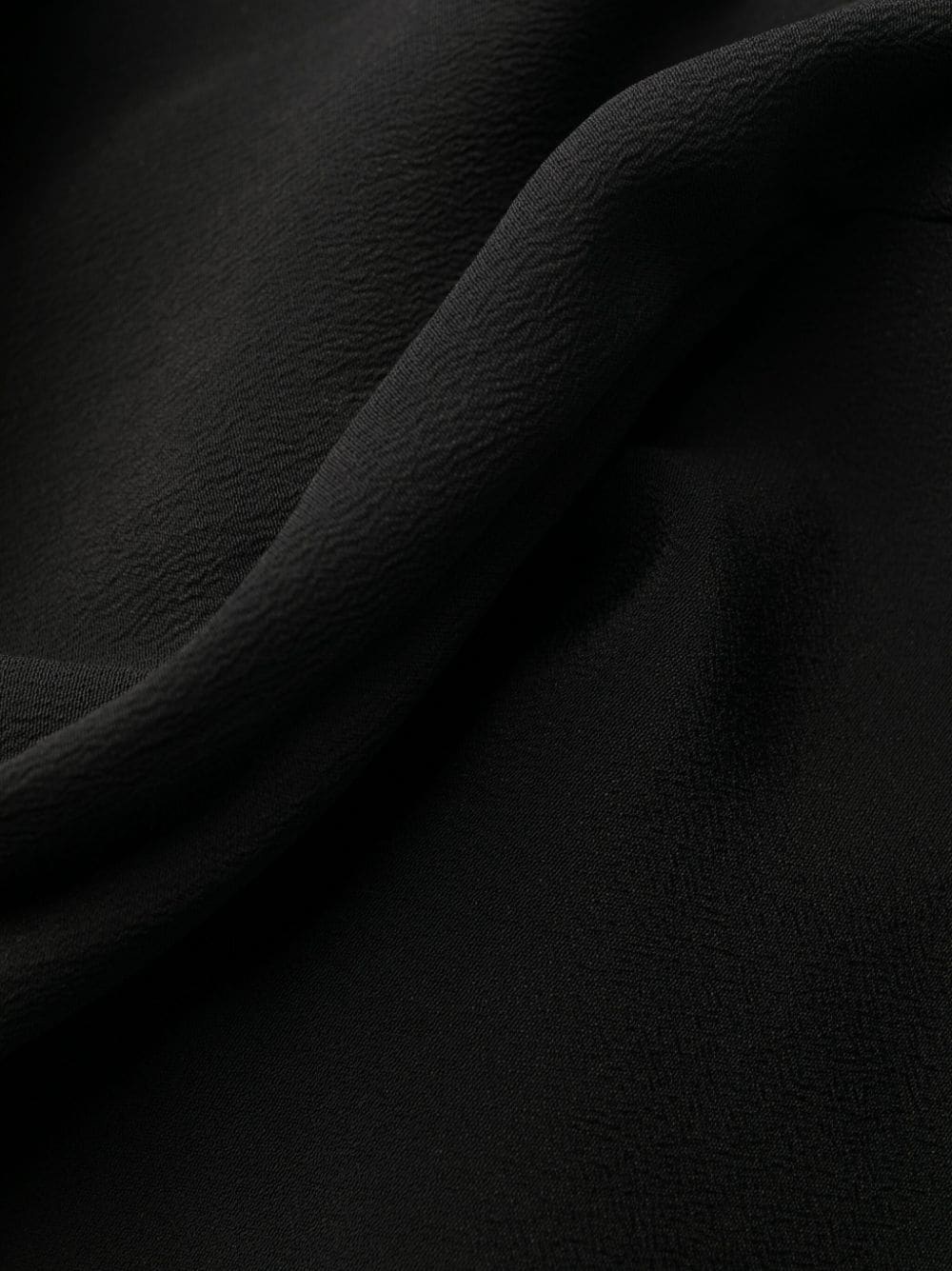 silk-blend draped dress - 6