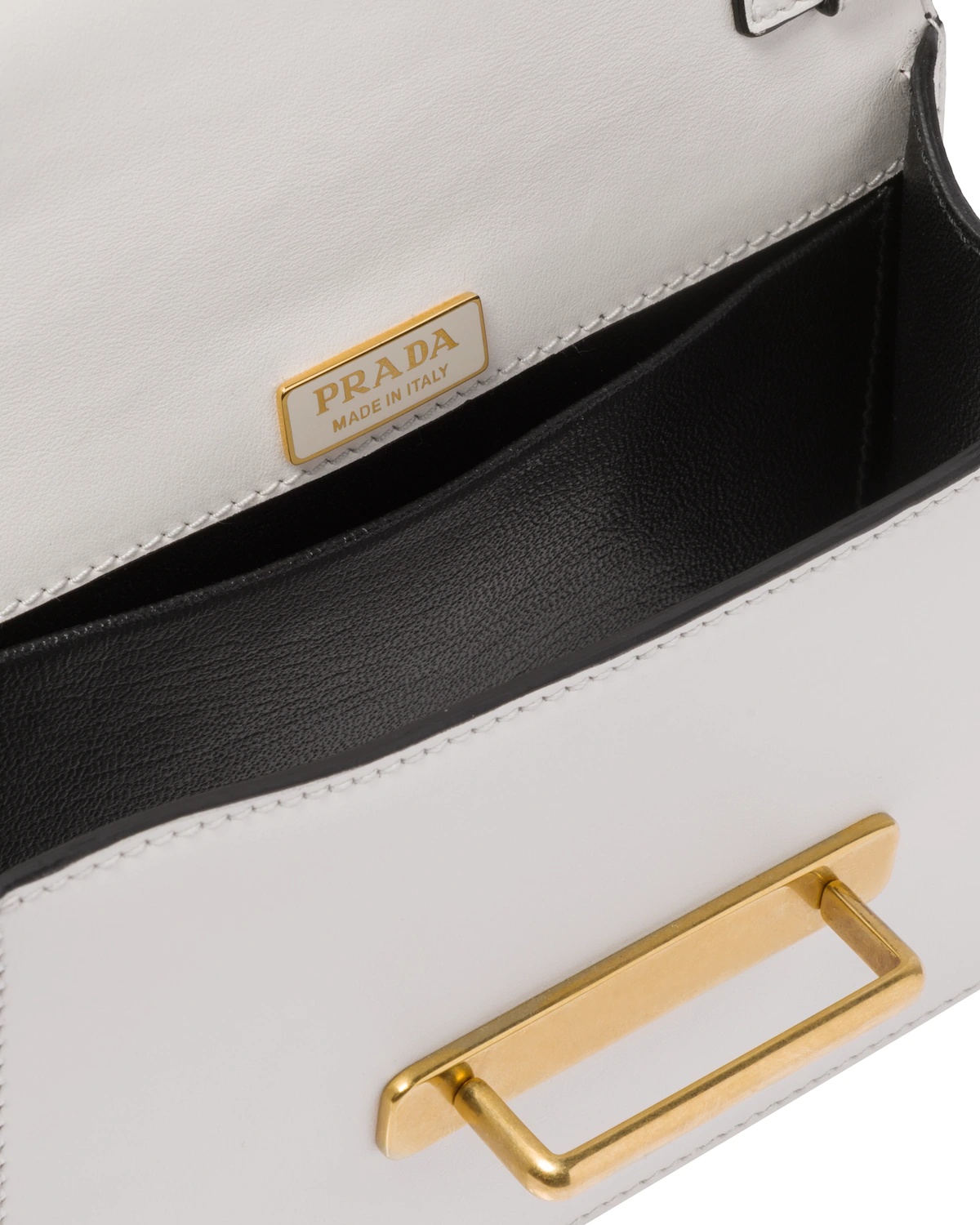 Leather Prada Cahier Bag - 5