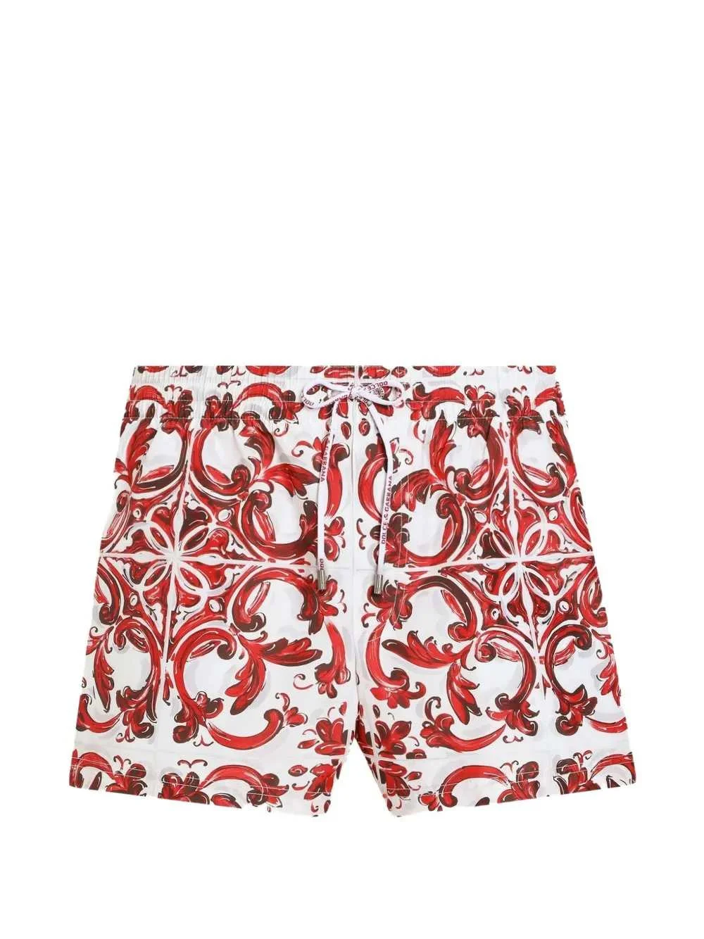 Dolce & Gabbana Men Majolica Print Swimsuit - 1