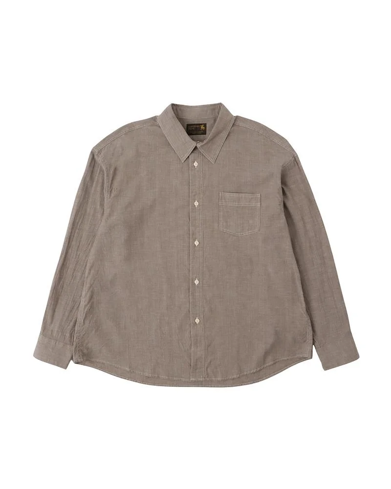 1920 CHAMBRAY L/S (N.D.) LT.MUD - 1