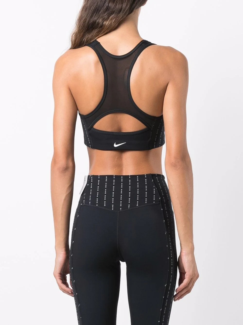 logo-print cropped sports bra - 4