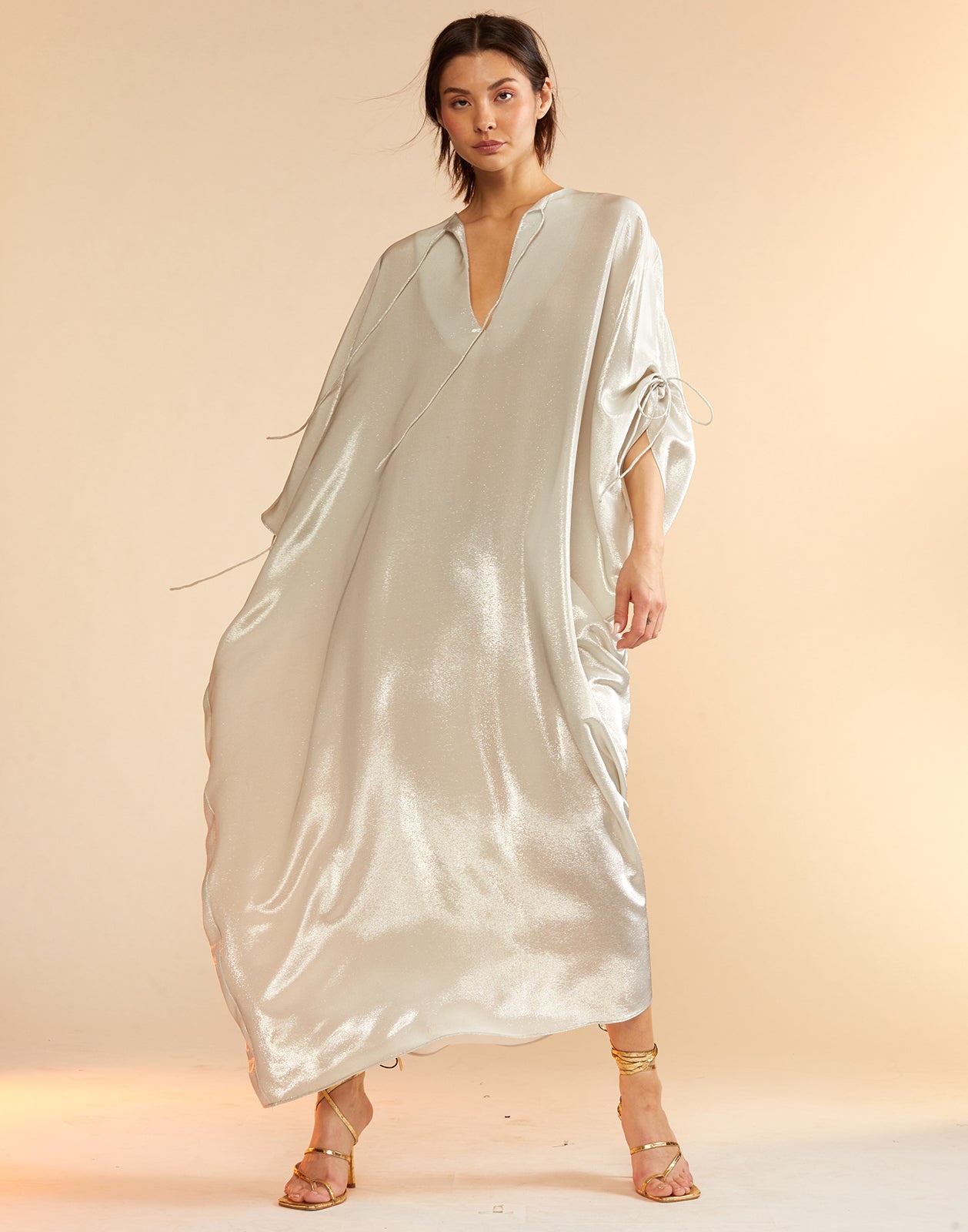 Silk Lame Kaftan - 3