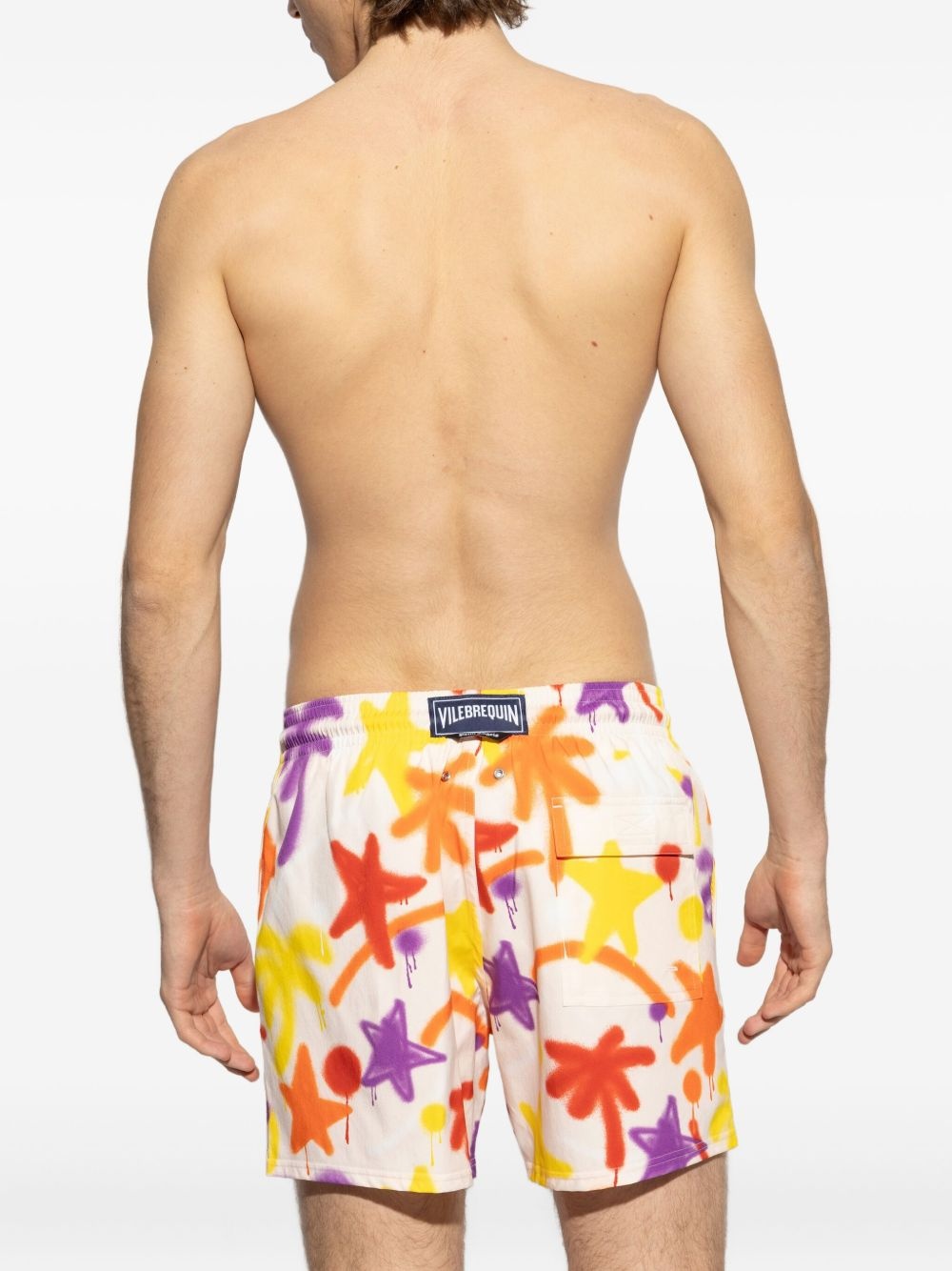 spray-paint swim shorts - 3