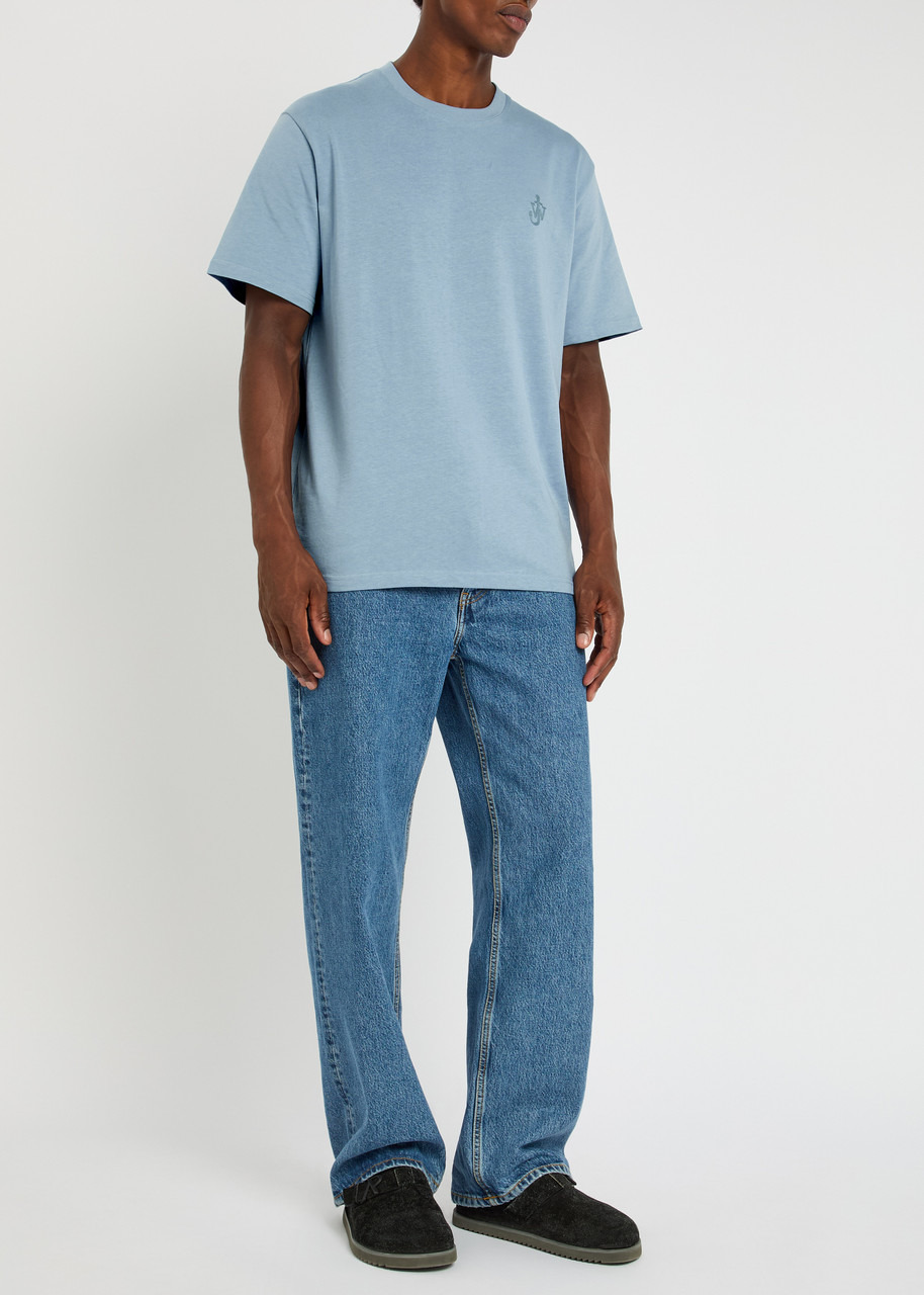 JW Anderson Anchor Embroidered Cotton T-shirt - 4