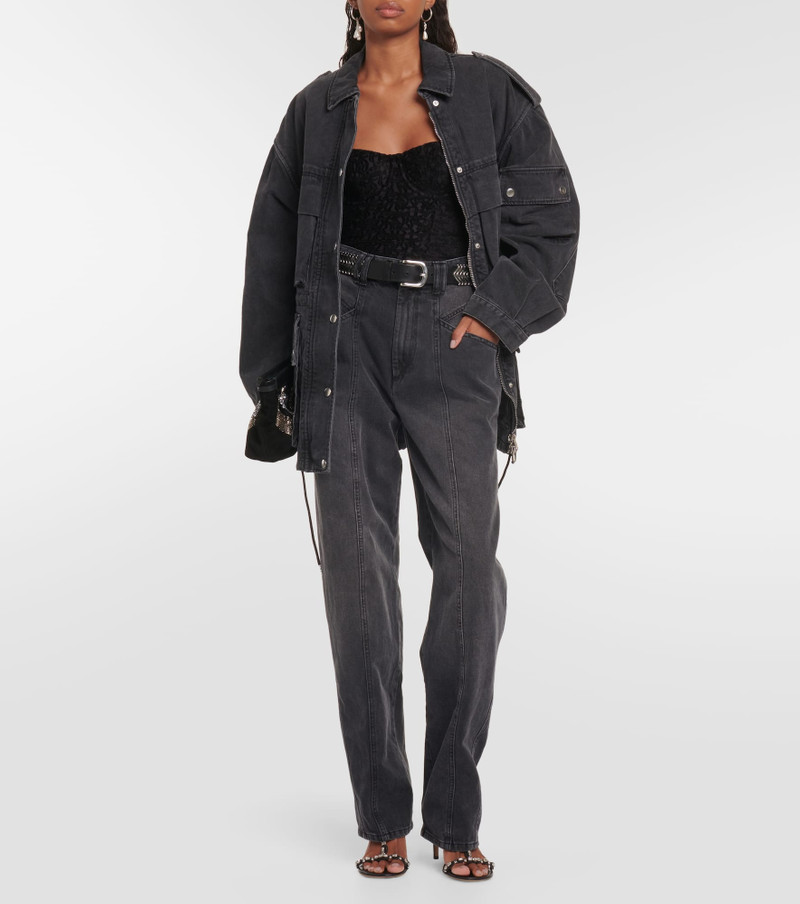 Isabel Marant Dolina strapless top outlook