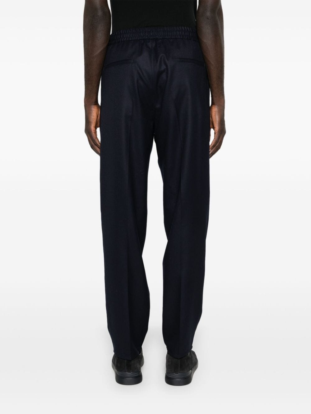 mid-rise tapered trousers - 4