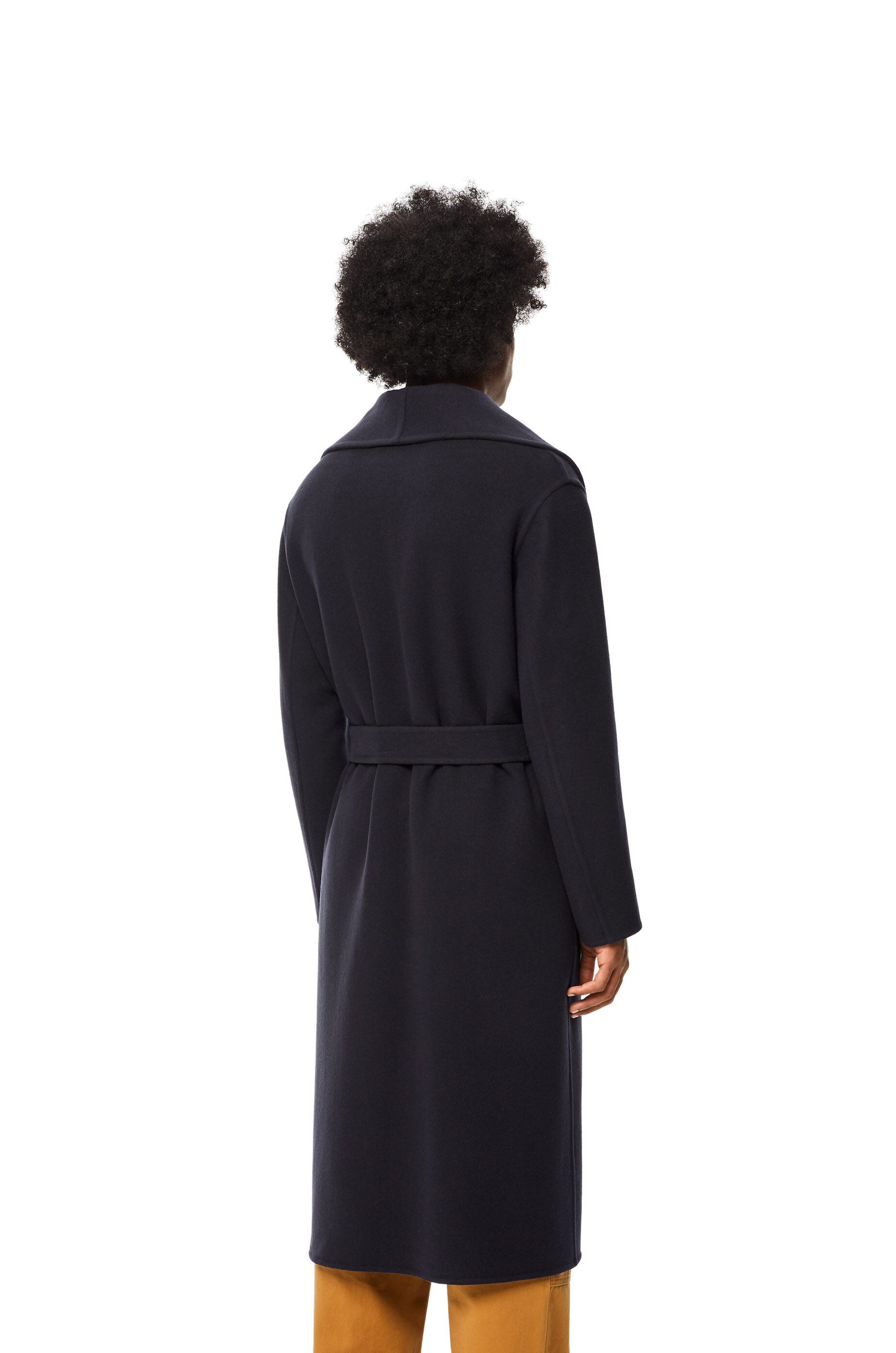 Belted coat in wool and cashmere - 4