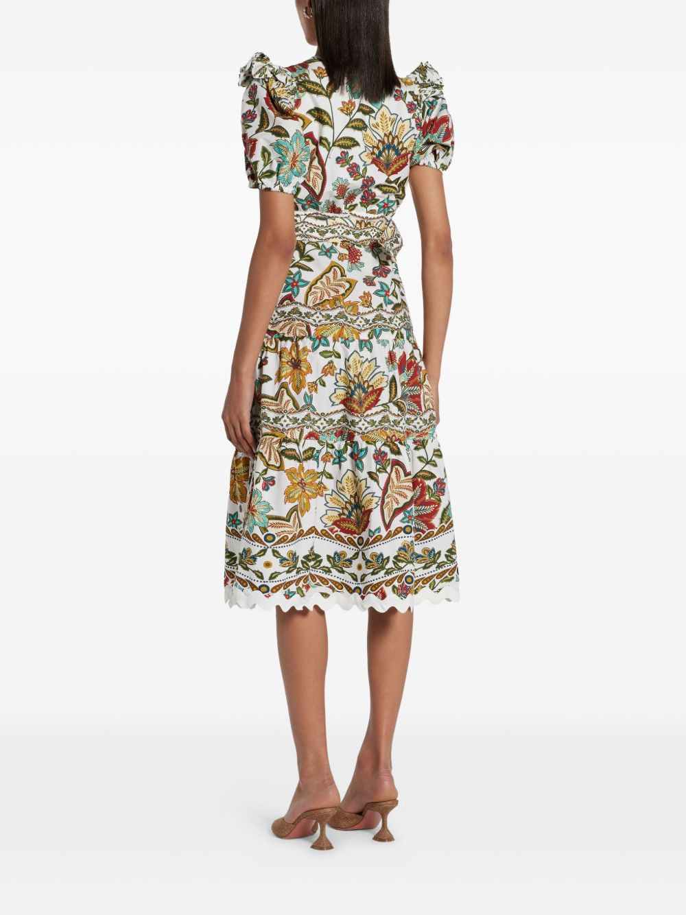 Botanicals midi dress - 4