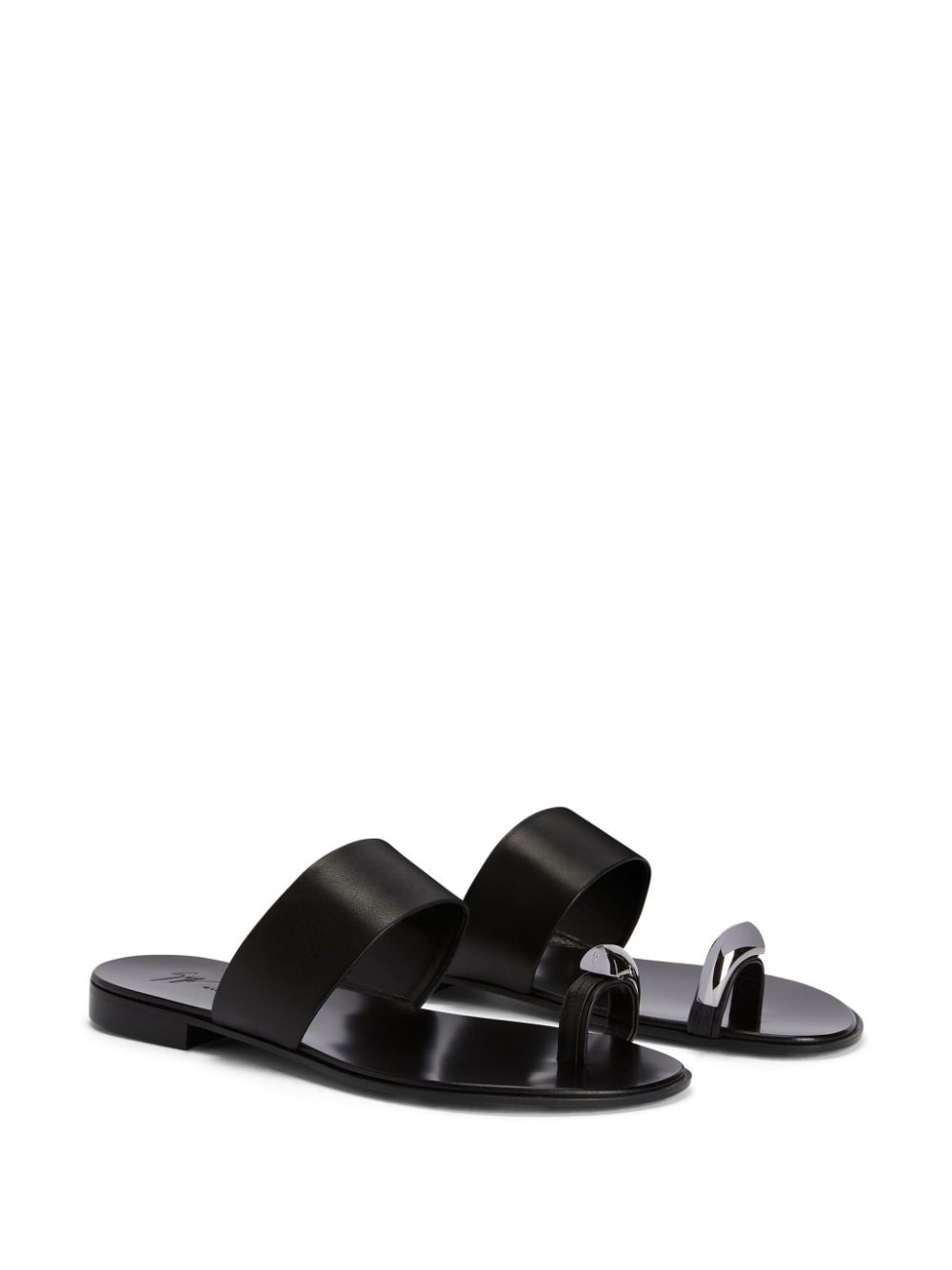 Norbert leather slides - 2