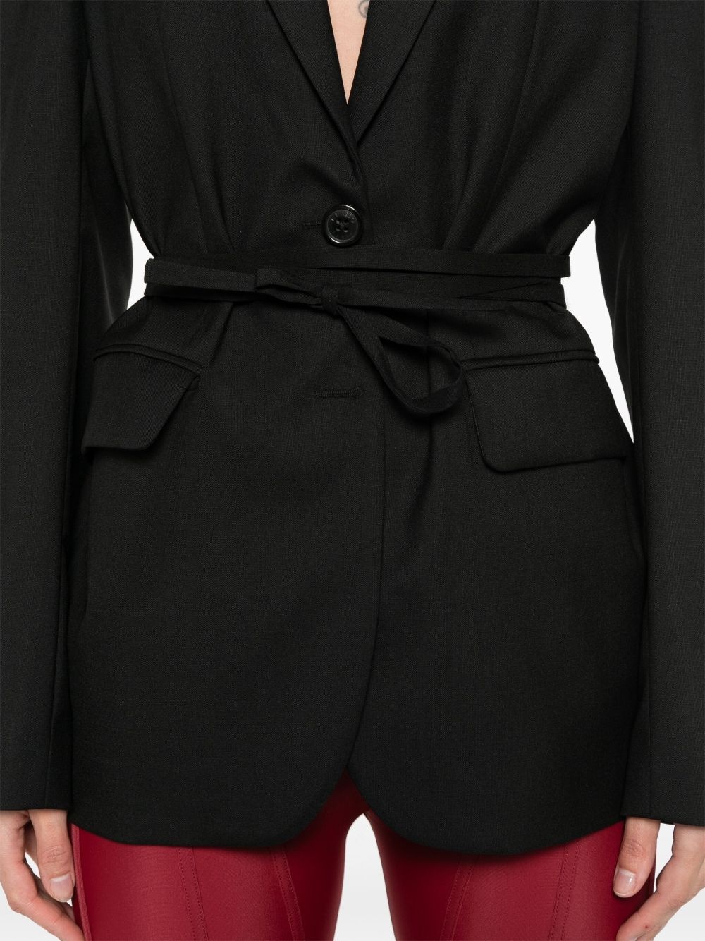 waisted blazer - 5