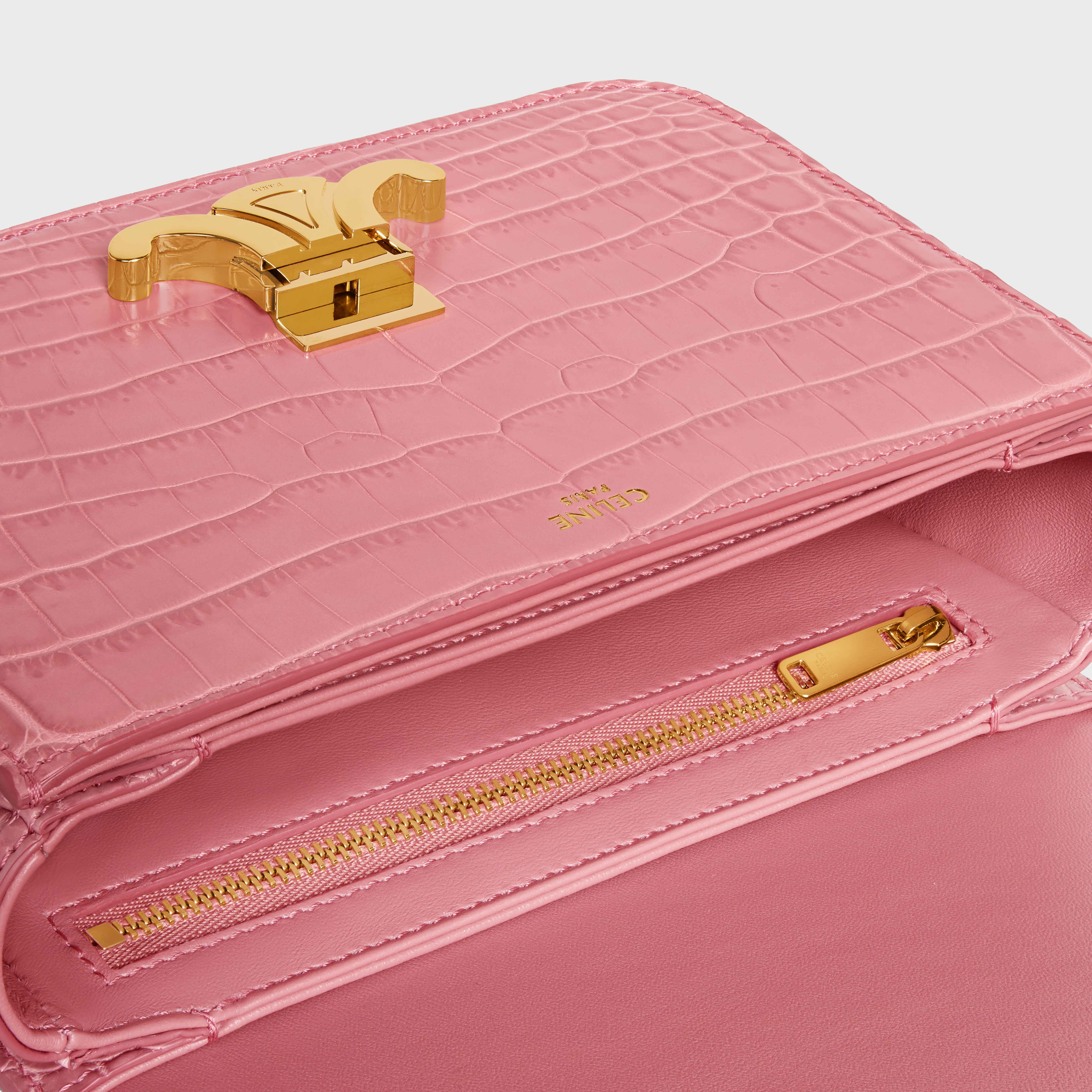Teen Triomphe Bag in Crocodile - 4