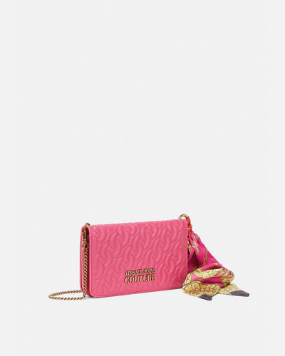 VERSACE JEANS COUTURE Thelma Logo Foulard Clutch outlook