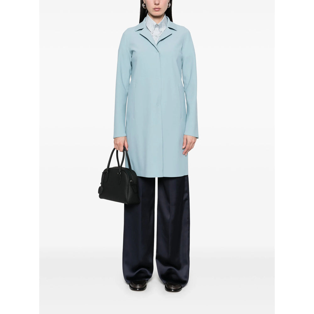 Herno Blue Coats - Single Breasted Coats Women - 5