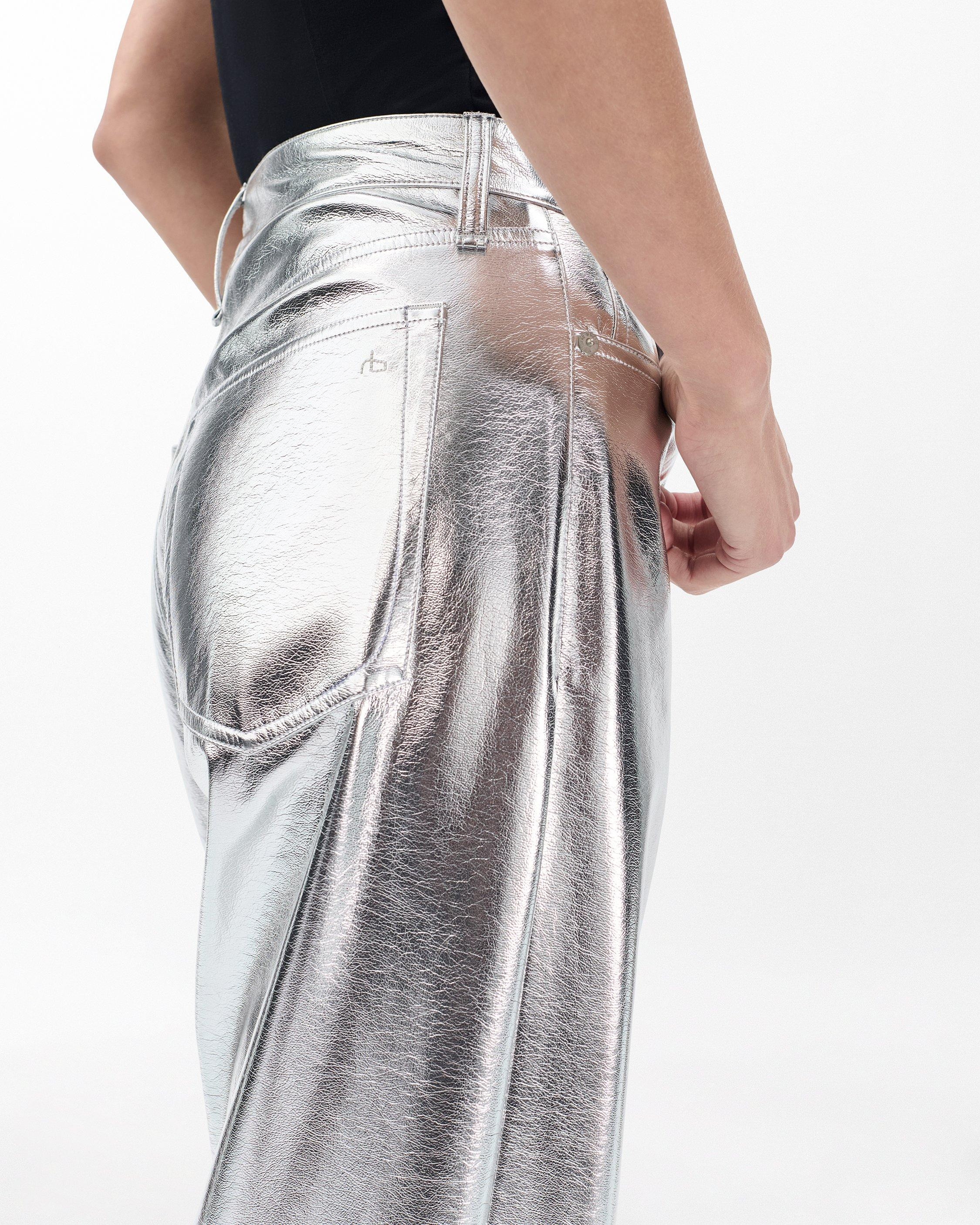 Logan Faux Leather Pants - 5
