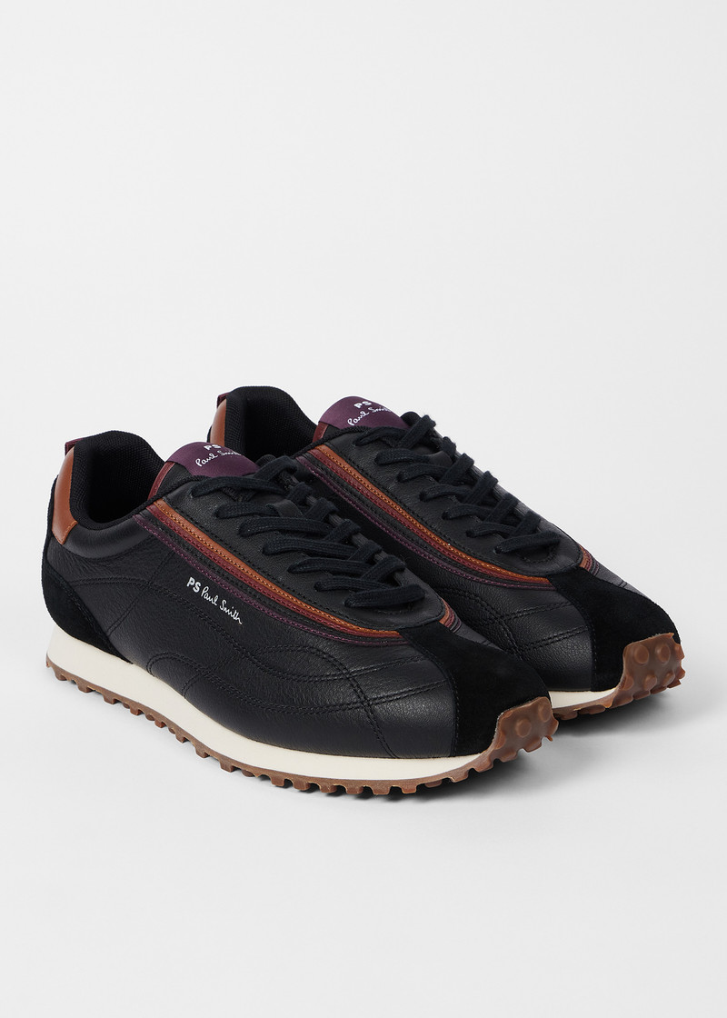 Black 'Haskell' Trainers 4