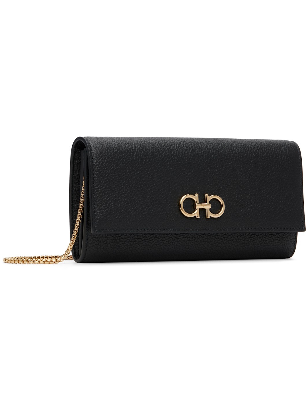 Black Gancini Wallet Chain Bag - 2