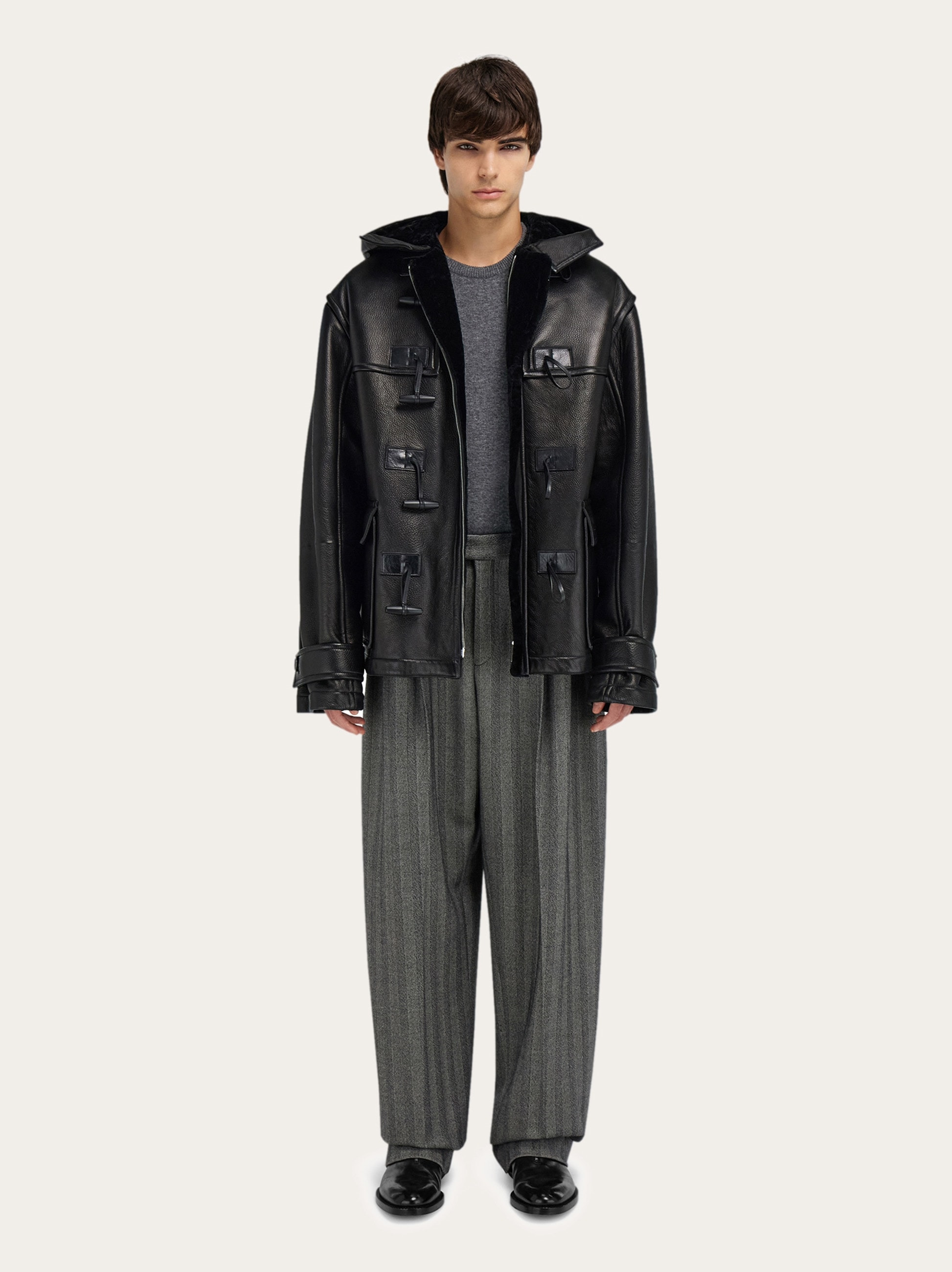Deerskin padded blouson - 8