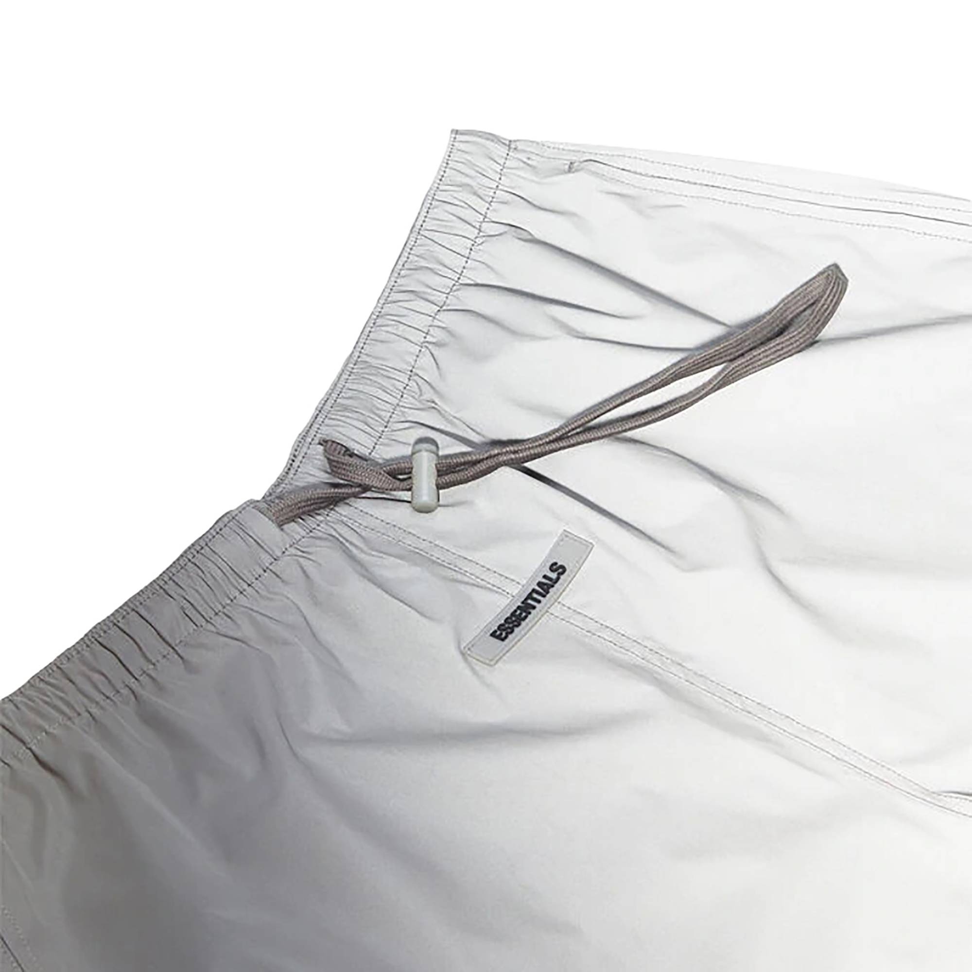 Fear of God Essentials Nylon Running Shorts 'Silver Reflective' - 3