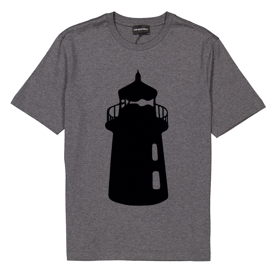 Emporio Armani Graphic-Print Cotton T-Shirt - 5