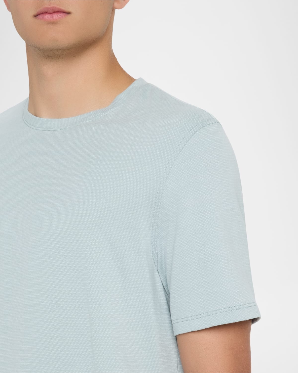 Men's Birdseye Jacquard Pima Cotton T-Shirt - 5