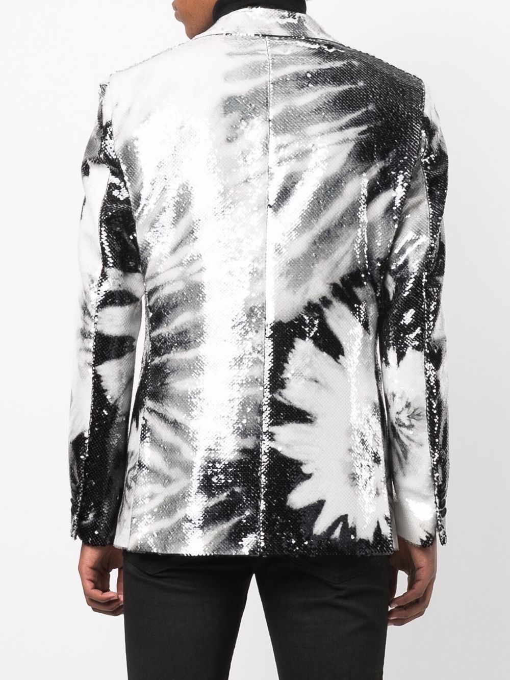 Paillettes tie dye sequin blazer - 4