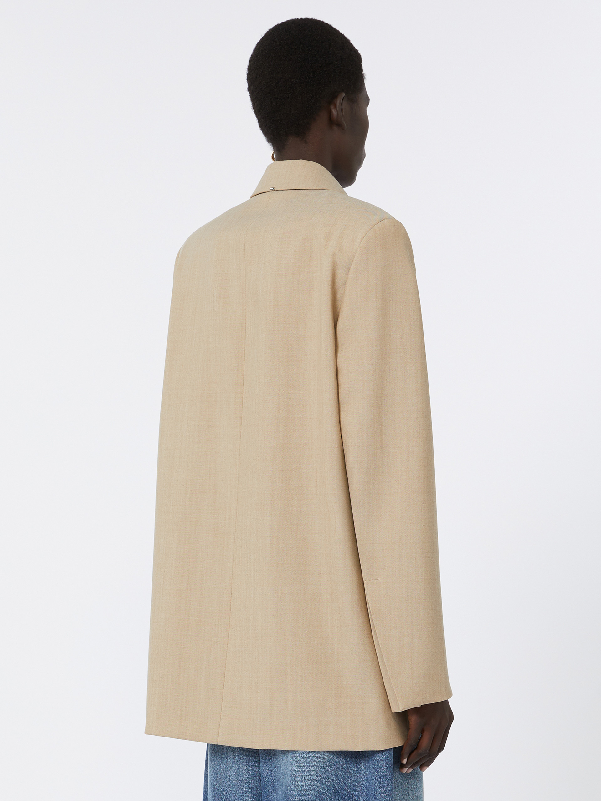 TUBINGA Long double-breasted wool blazer - 4