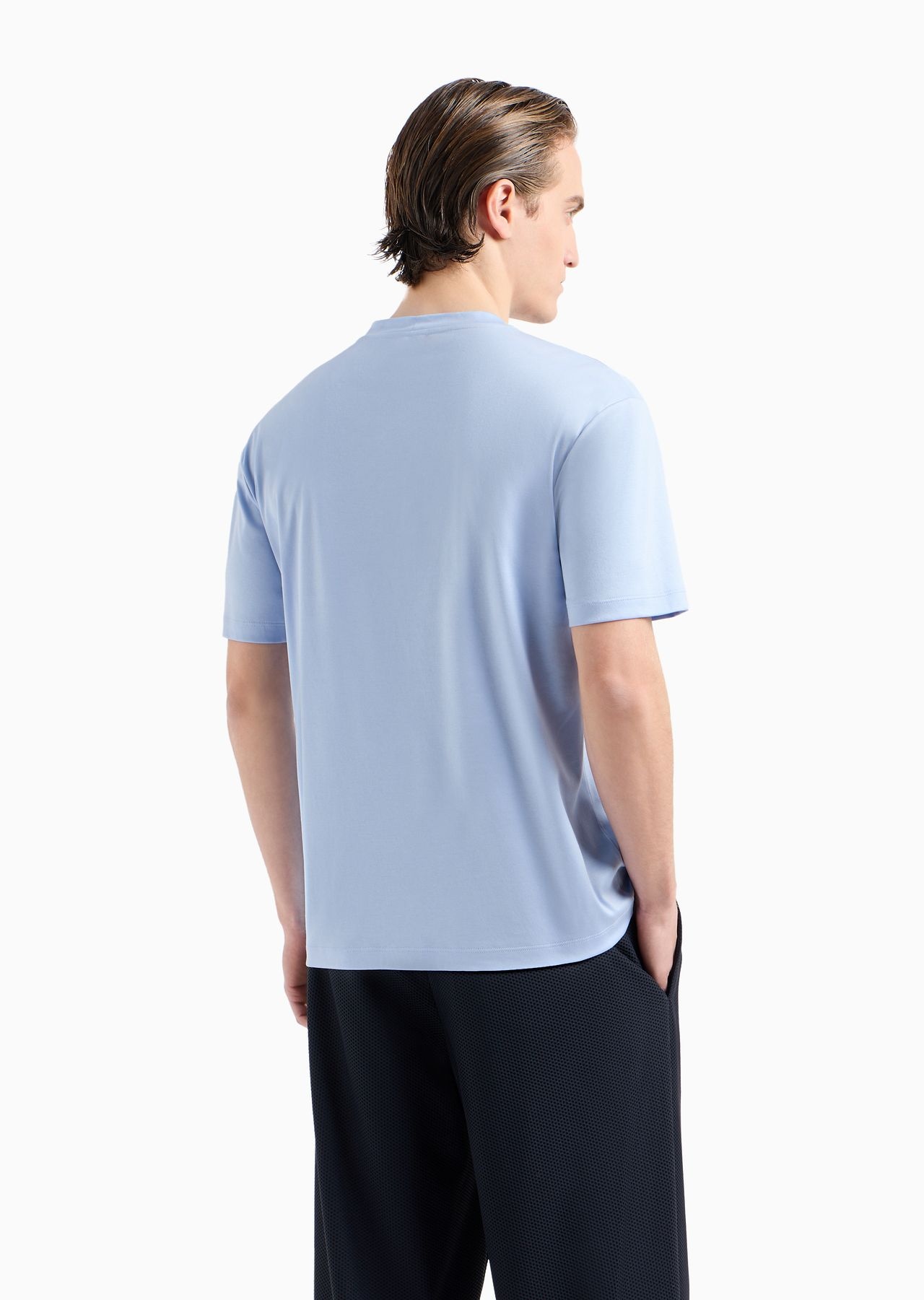 Pure cotton interlock crew-neck T-shirt - 3