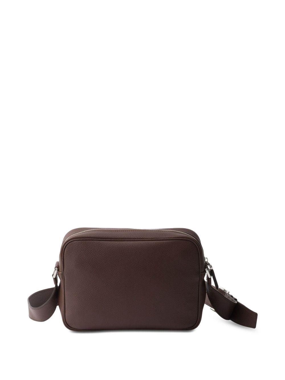 textured leather crossbody bag - 4