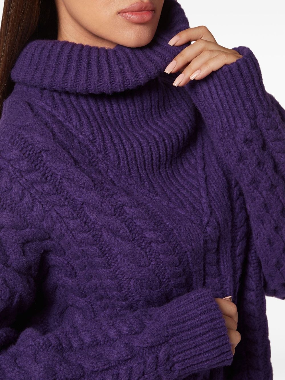 Skull&Bones turtleneck sweater - 3
