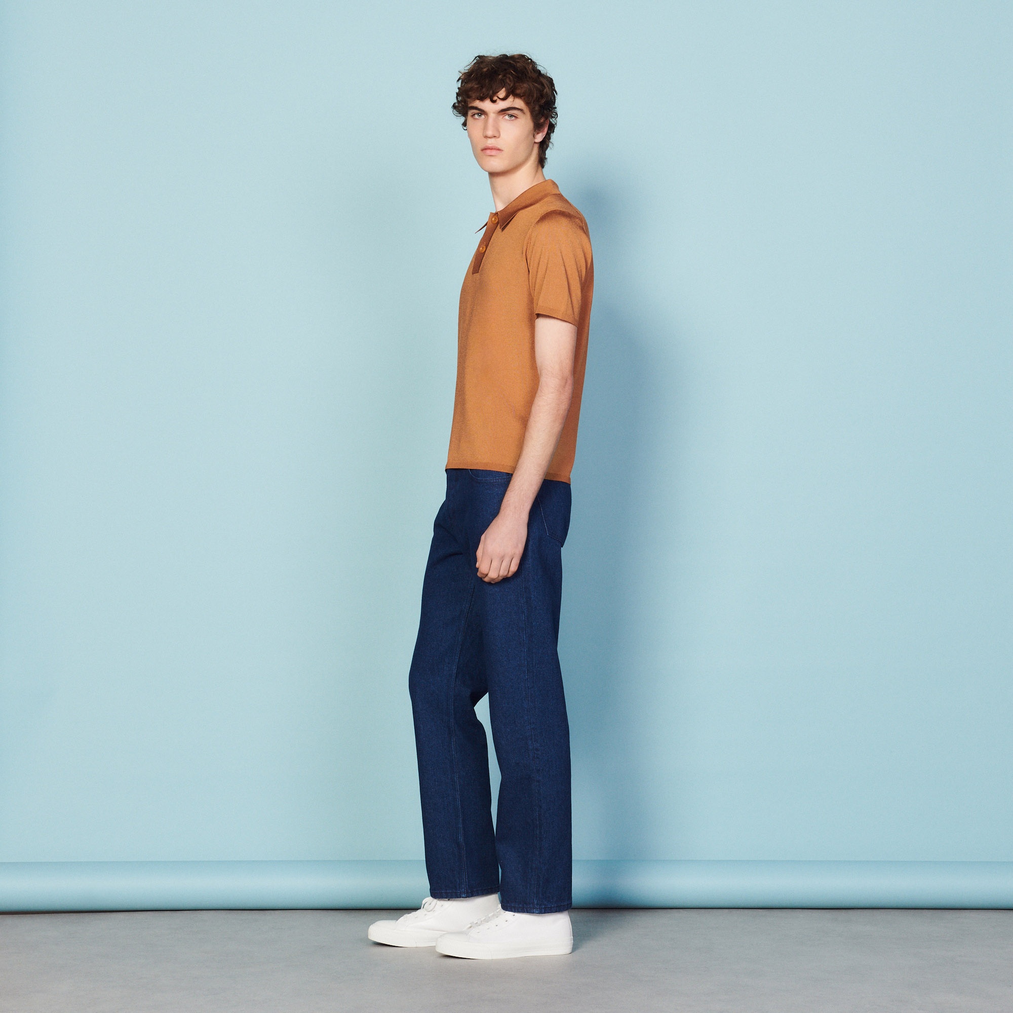 Knitted polo shirt - 4