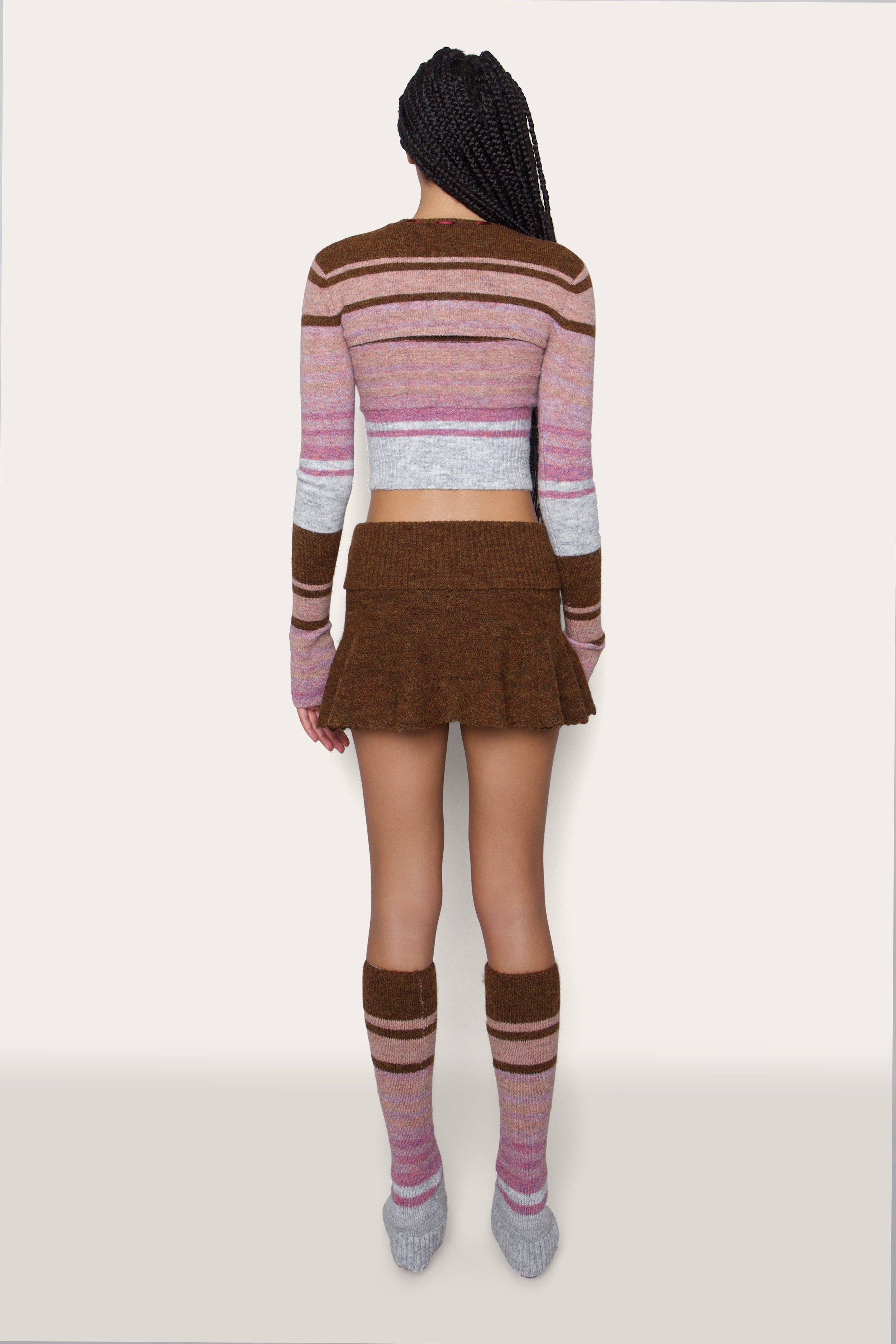 STRIPED LEG WARMER - 6