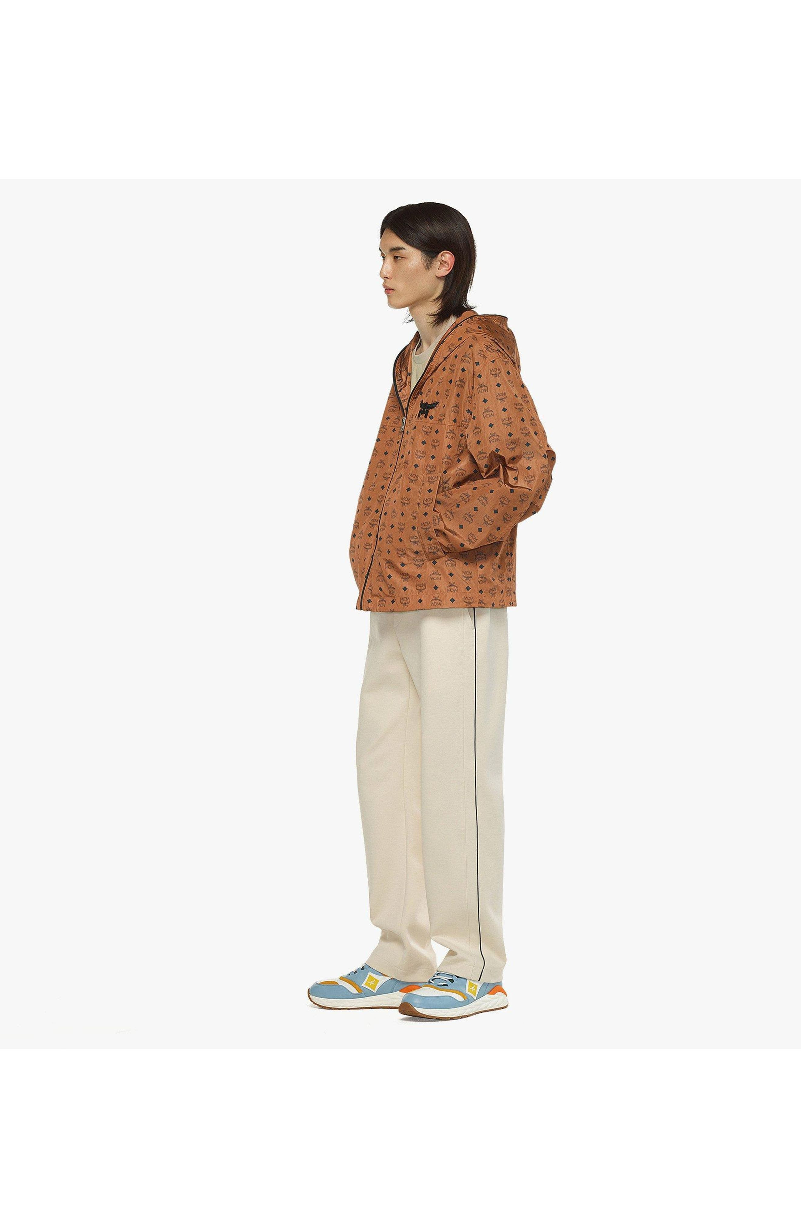 MCM Monogram Print Windbreaker in ECONYL® in Brown at Nordstrom - 4