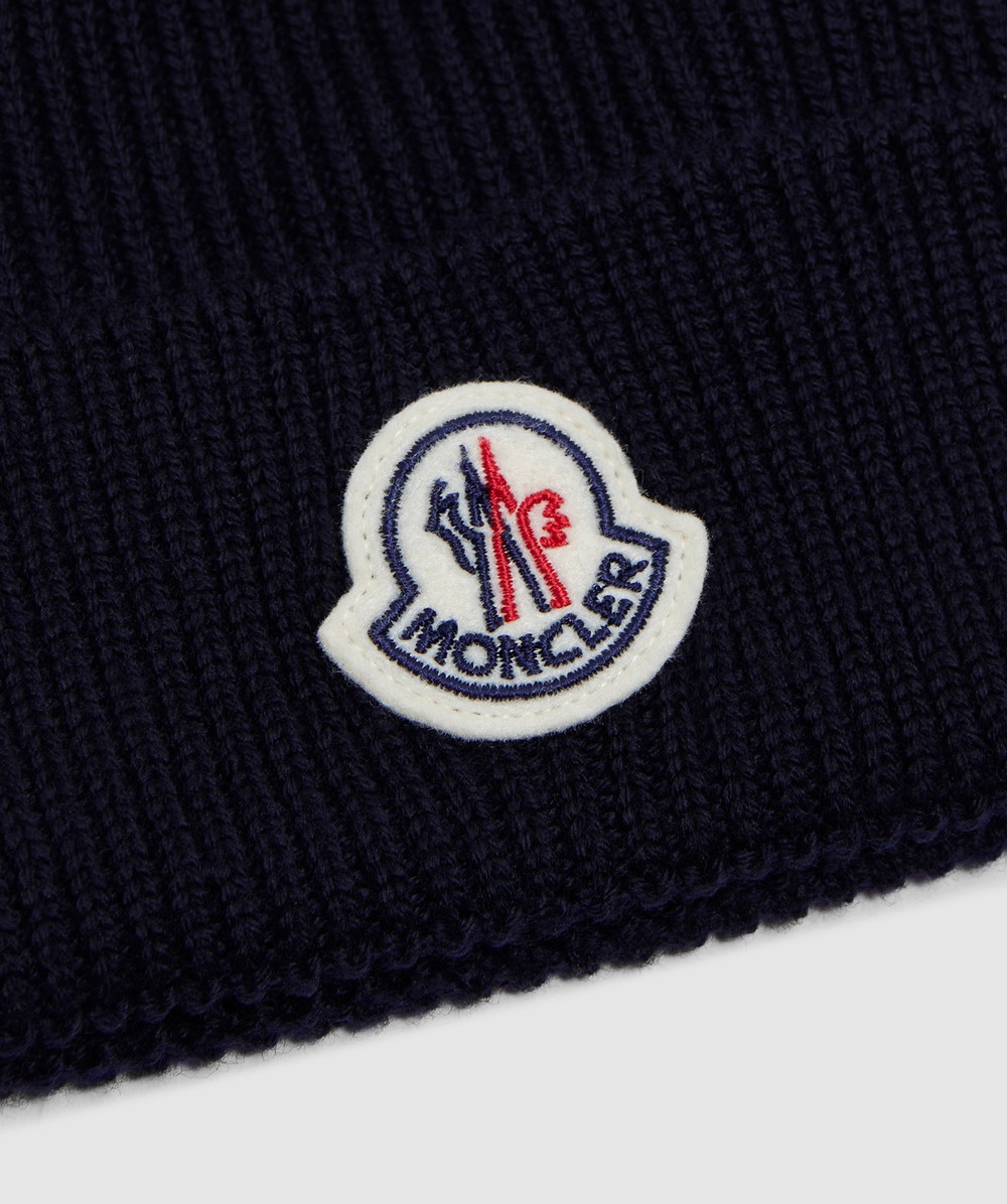 Knitted logo beanie - 3