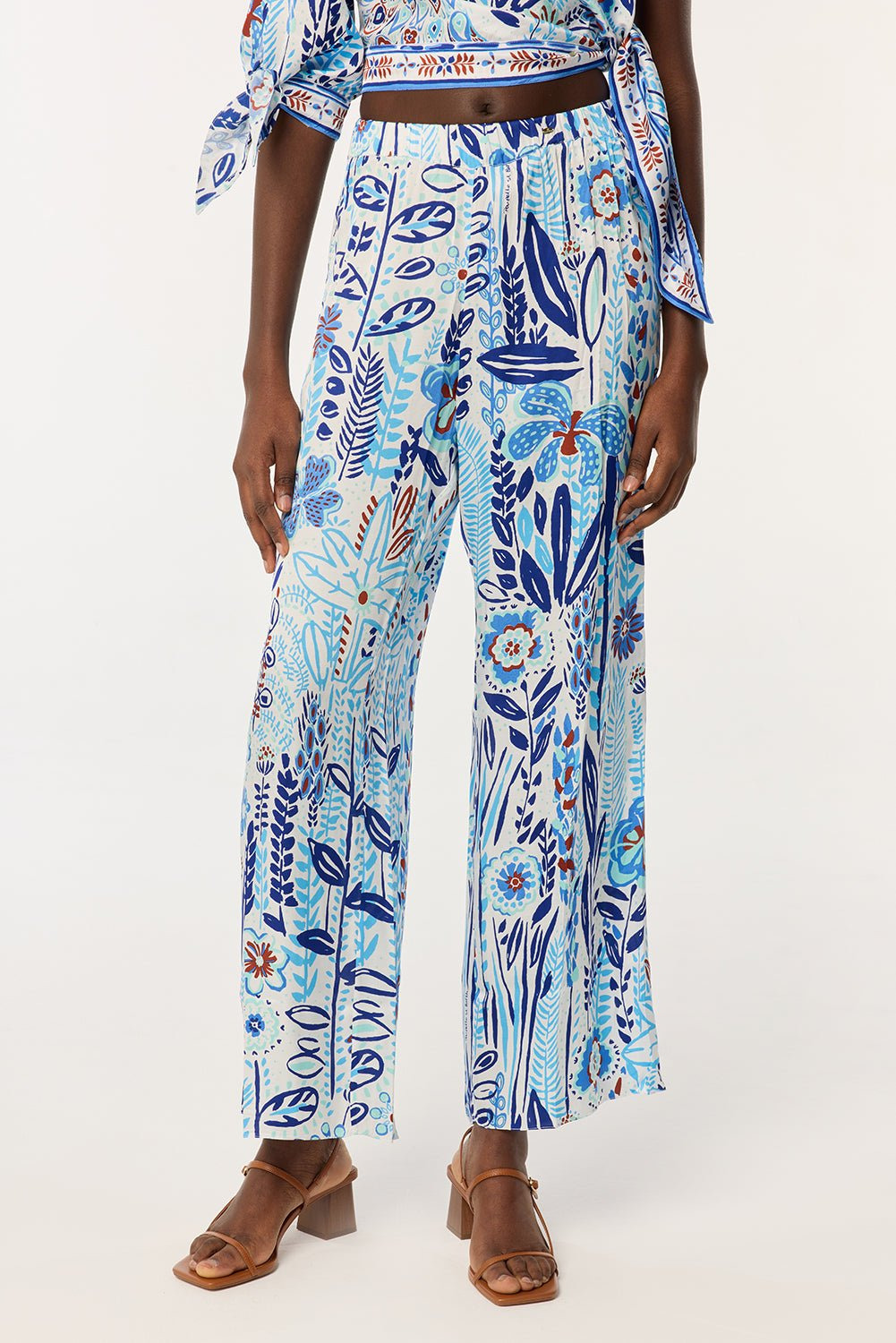 Pant Cecile - Blue Plum - 2
