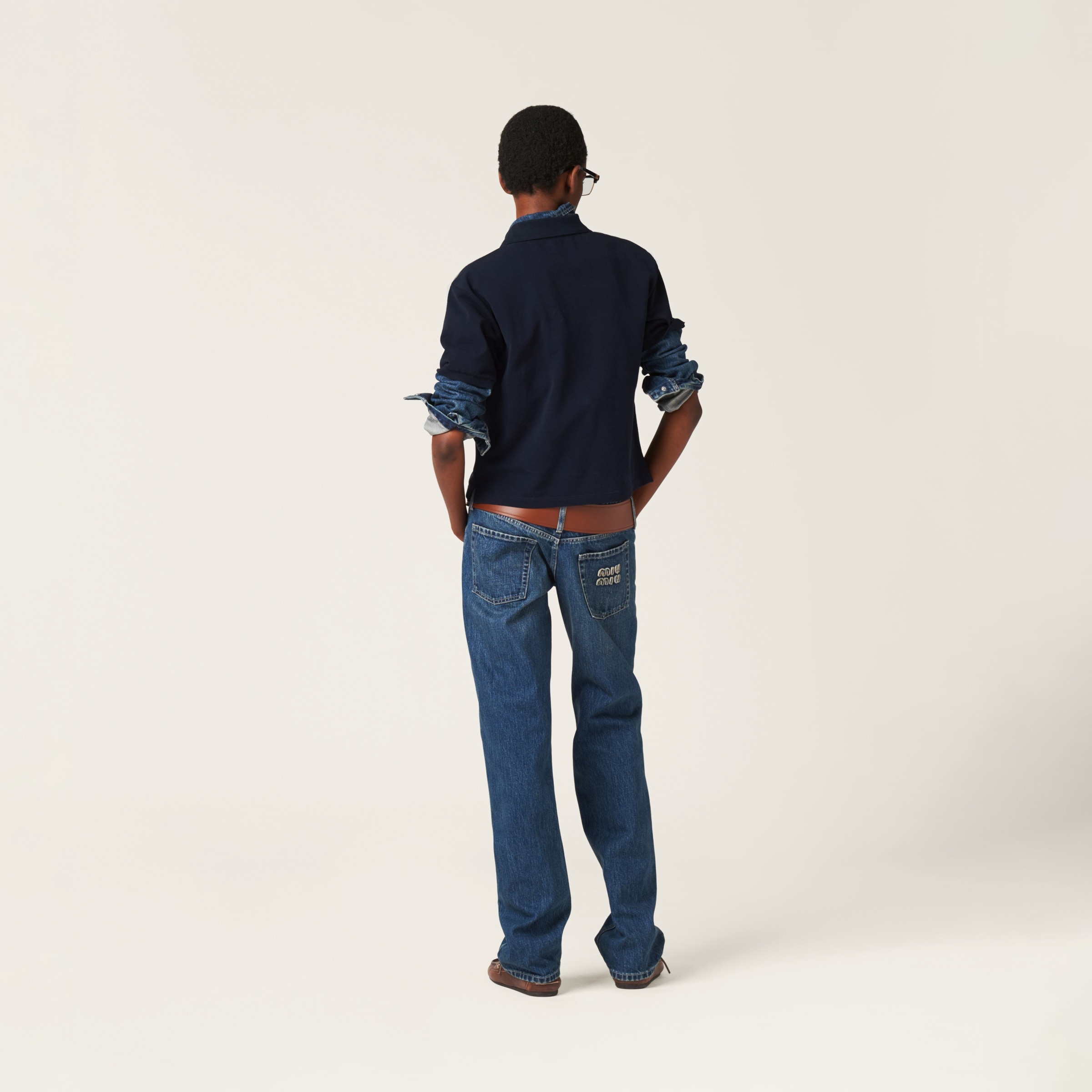 Five-pocket denim jeans - 3