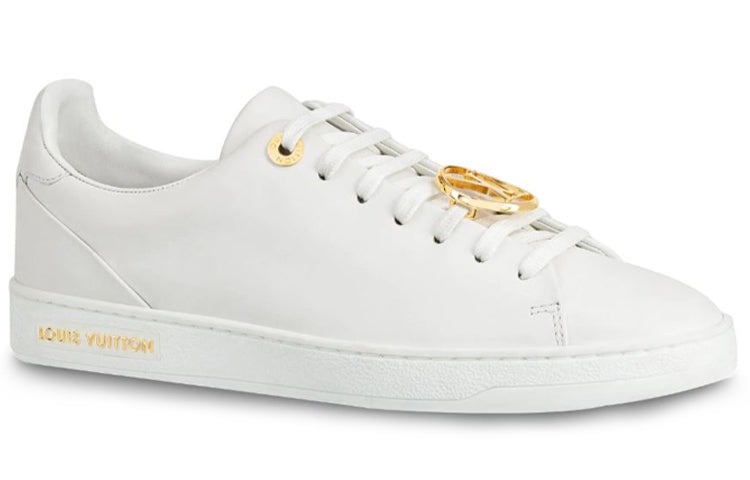 (WMNS) LOUIS VUITTON LV Frontrow Sports Shoes 'White Yellow' 1A2XOK - 2