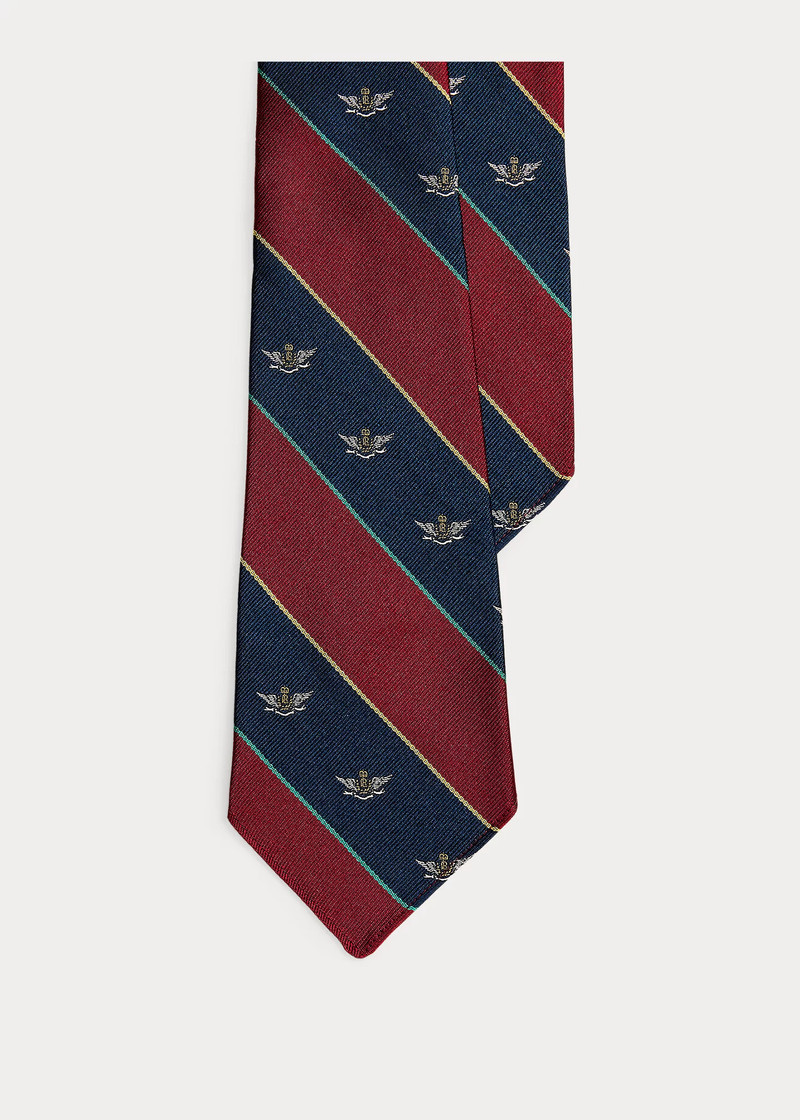 Vintage-Inspired Striped Silk Tie 1