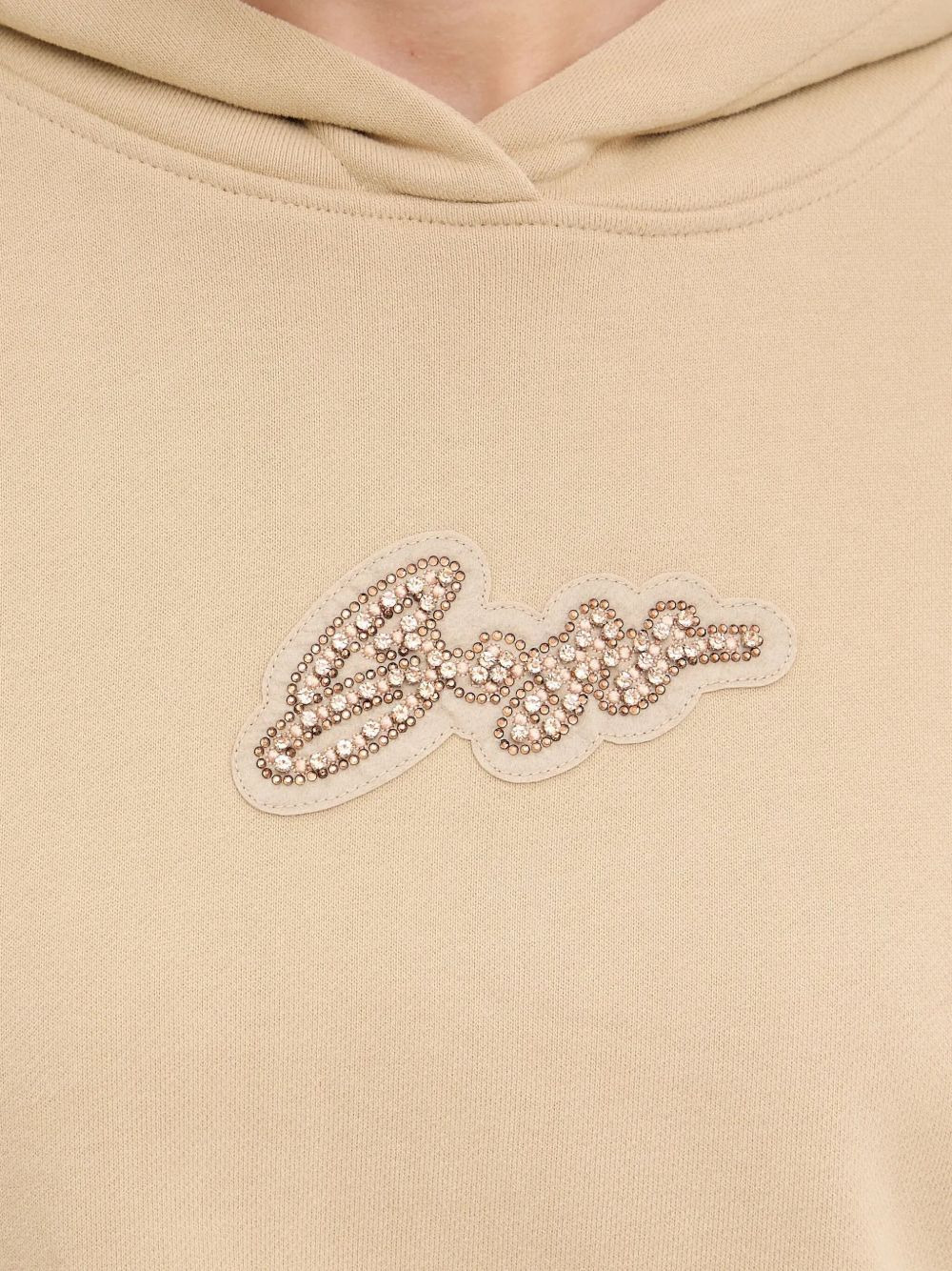 embellished-logo hoodie - 5
